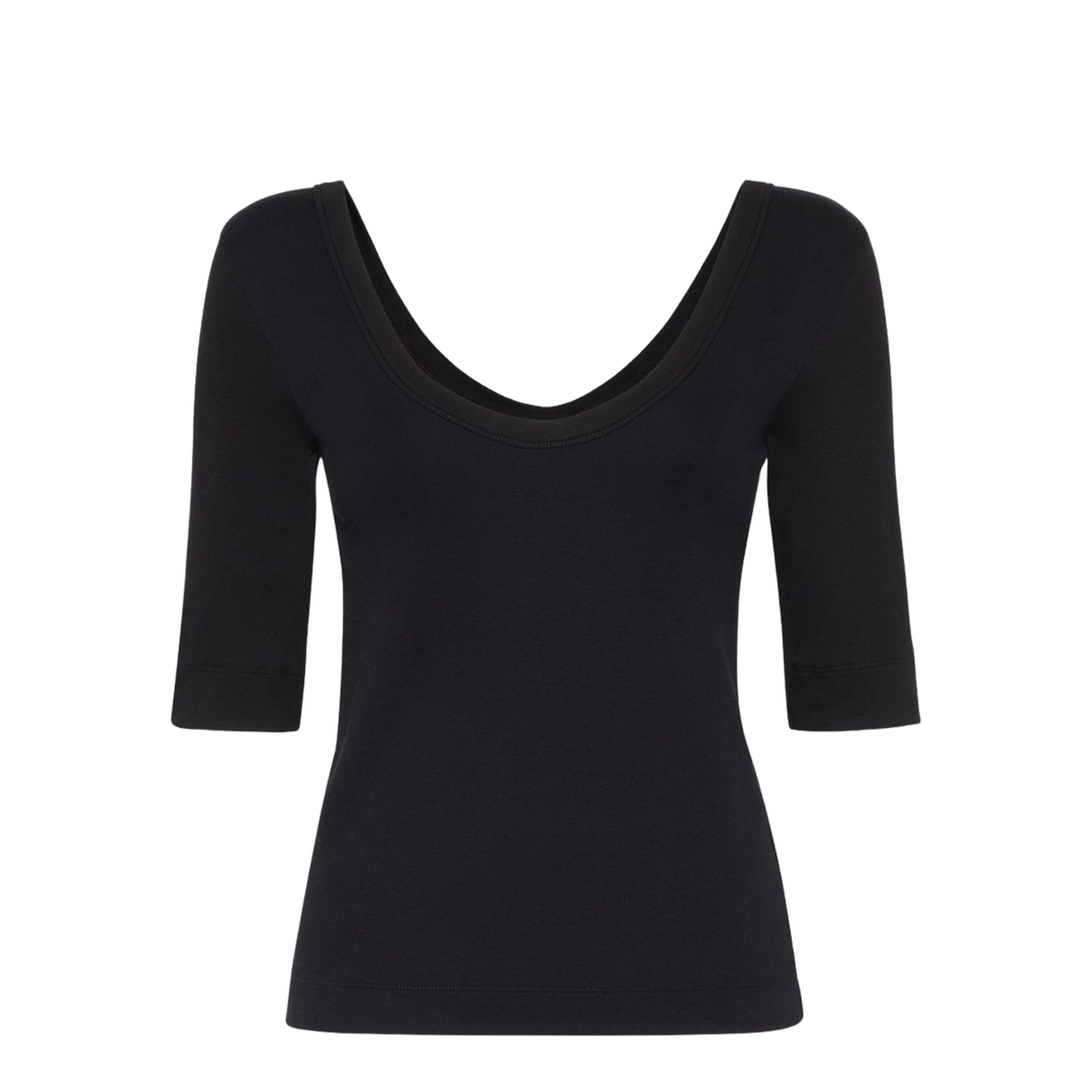 T-Shirt In Cotton Stretch