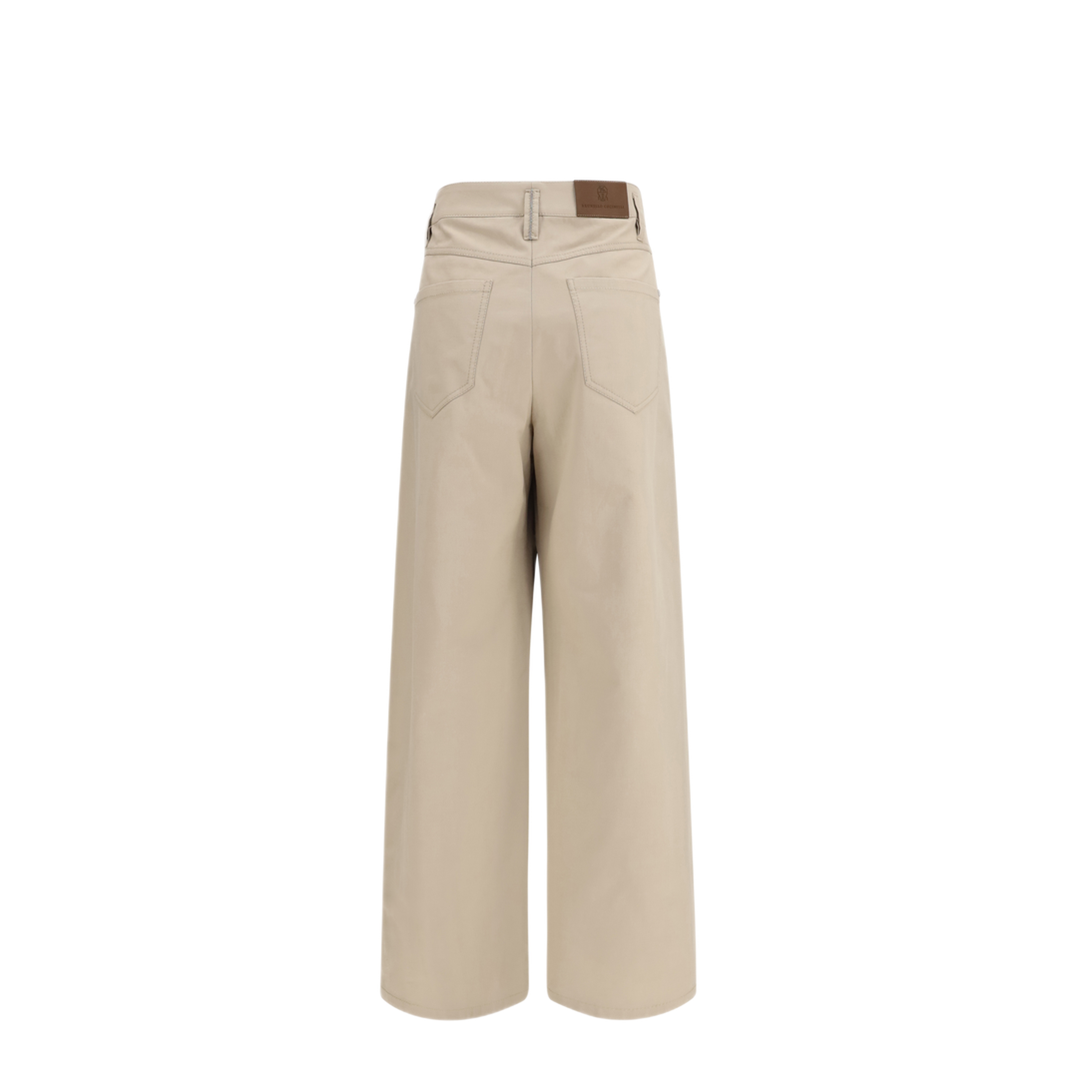 MAYFEYR - Brunello Cucinelli - Cotton Loose Wrap Pants With Monili - ML115P9180