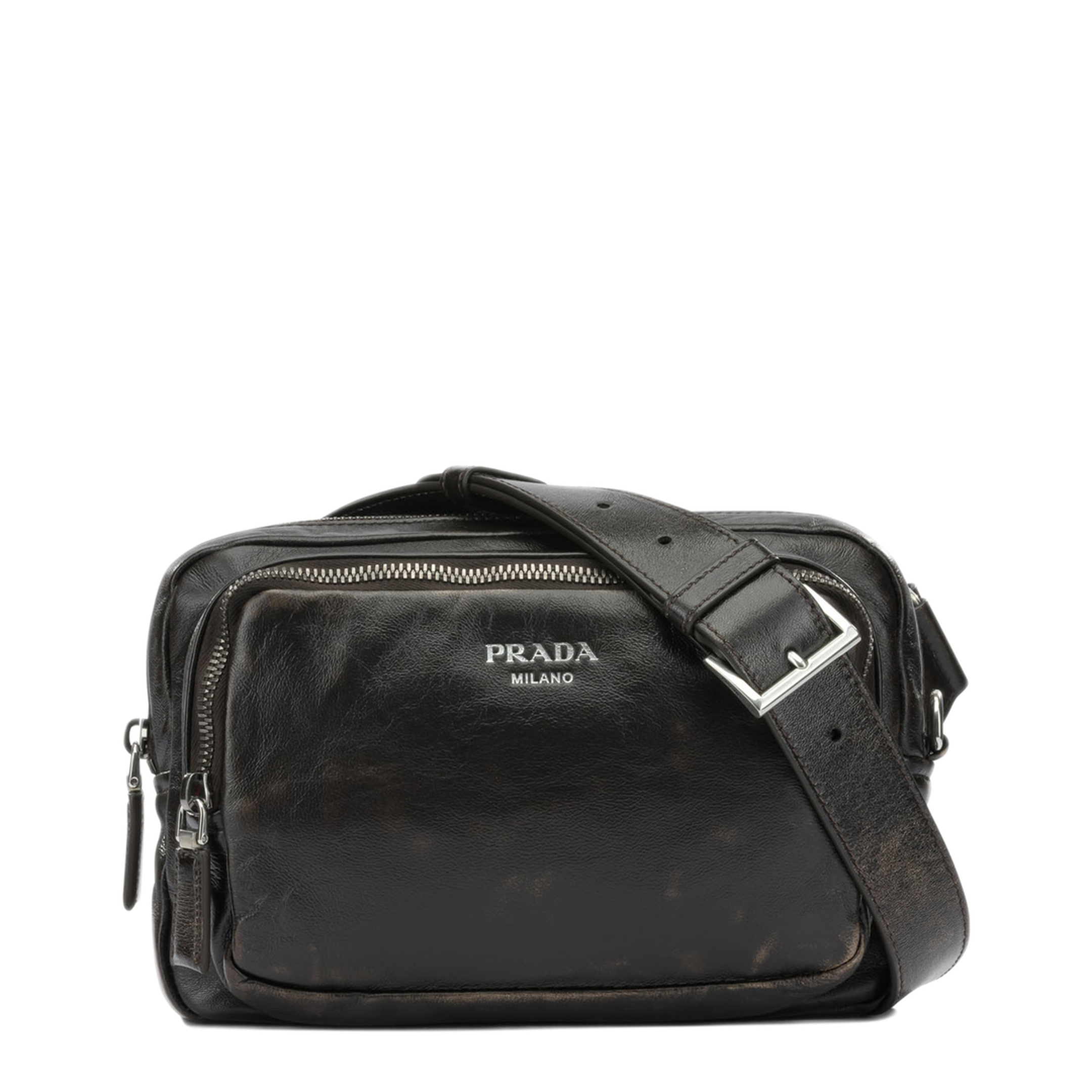 MAYFEYR - Prada - Small Leather Crossbody Bag - 2VH2182C75F0003VOOO