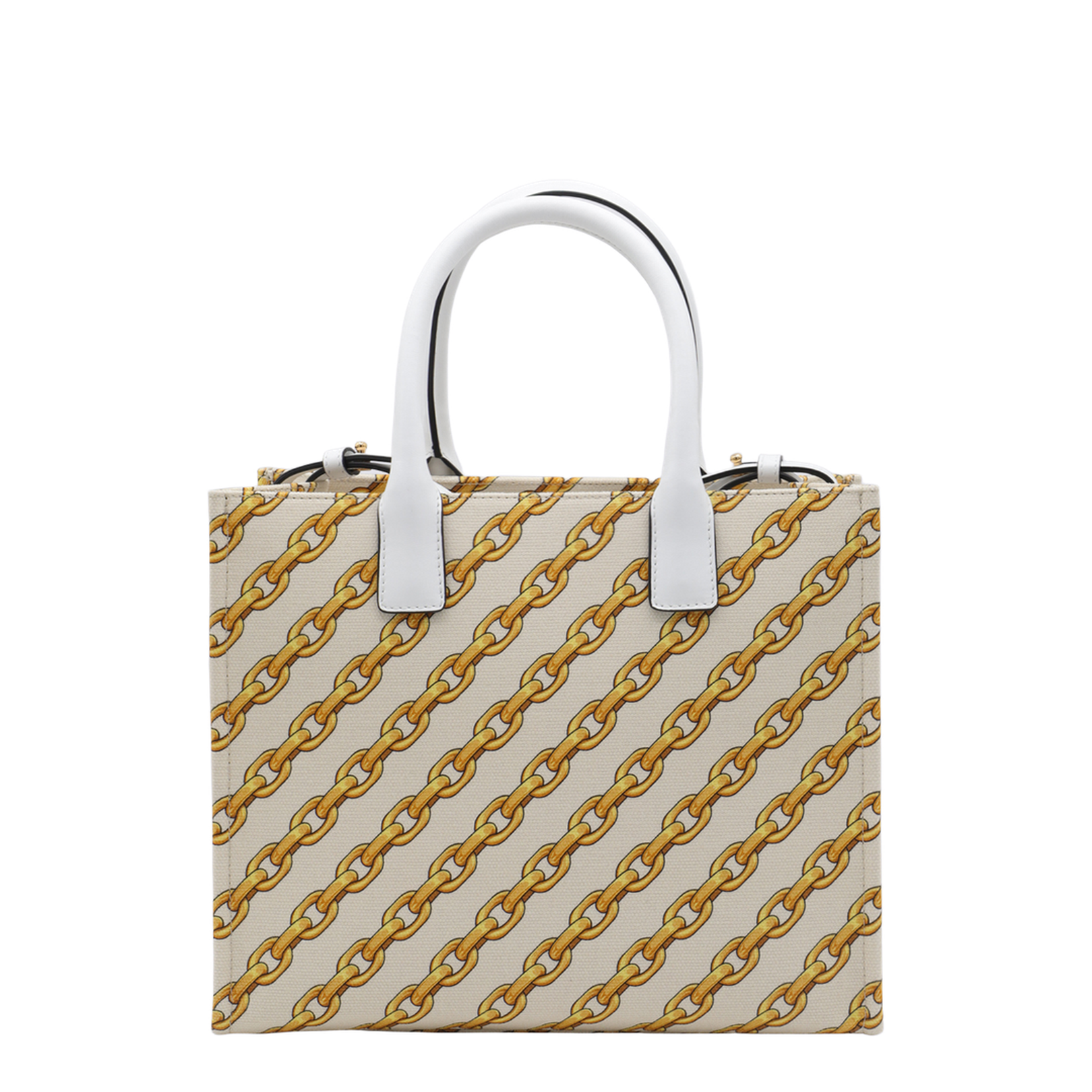 Chain Stripes La Medusa Small Shopping Bag