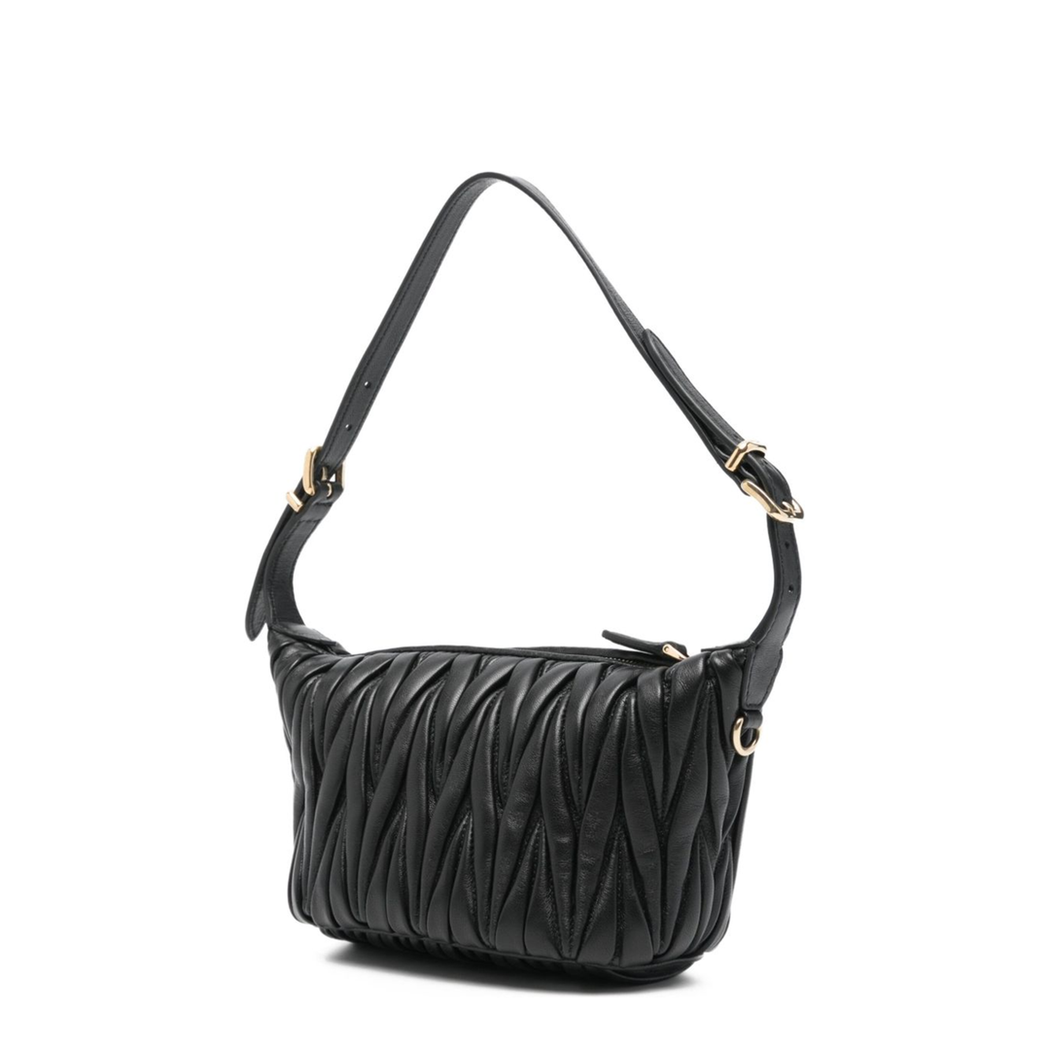 Matelassé Mini Bag Leather - Black
