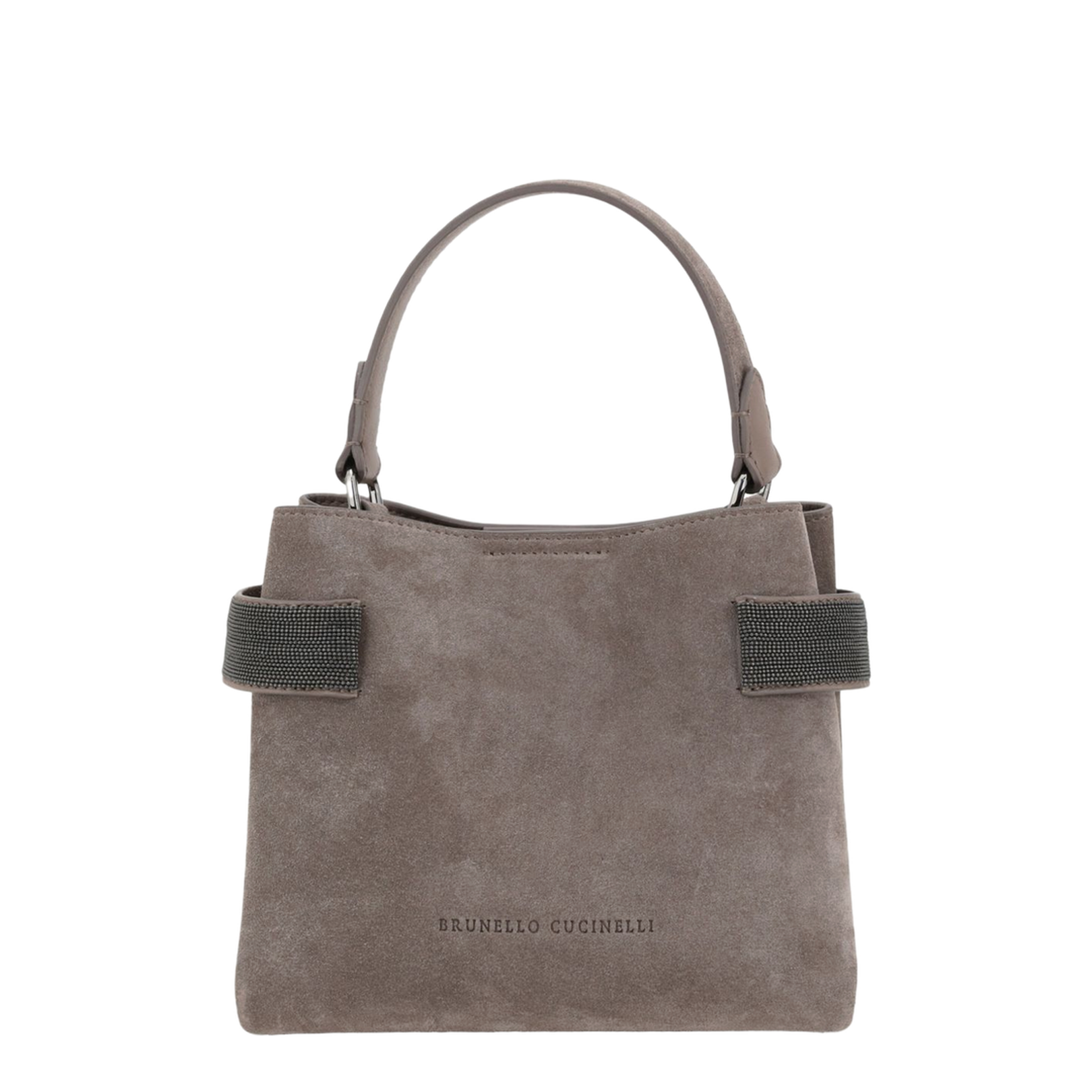 Essence Small Suede Top-Handle Bag