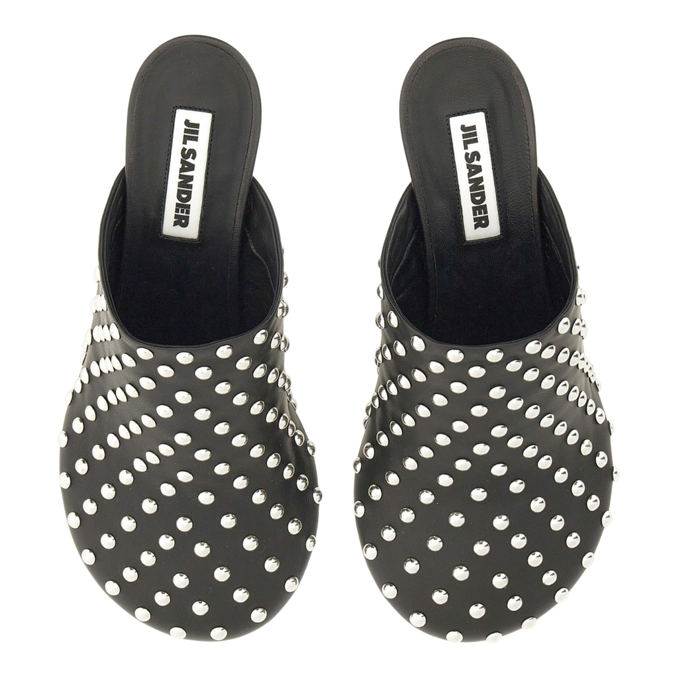 Nappa Leather Mules with Studs
