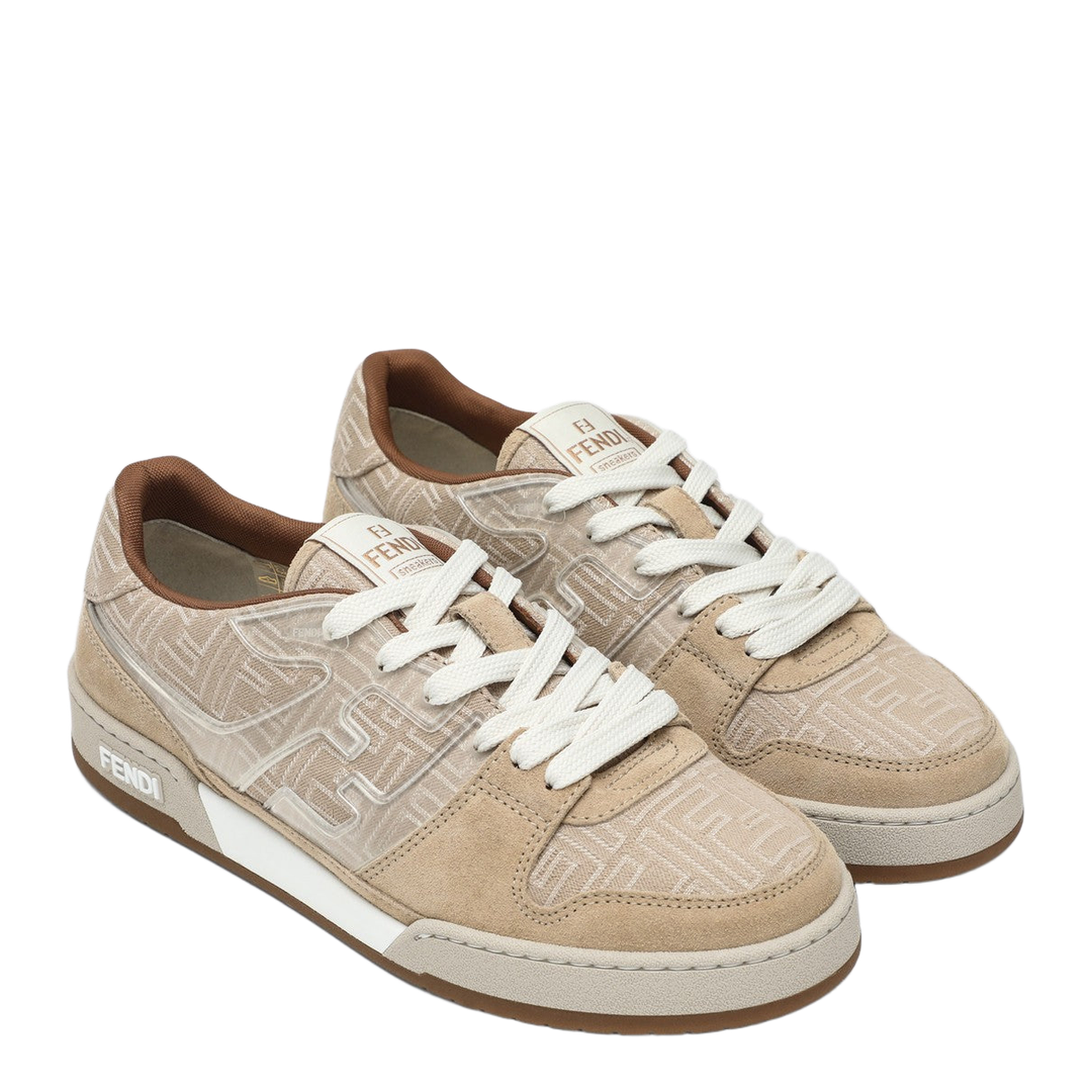 Match Trainers Fabric Beige