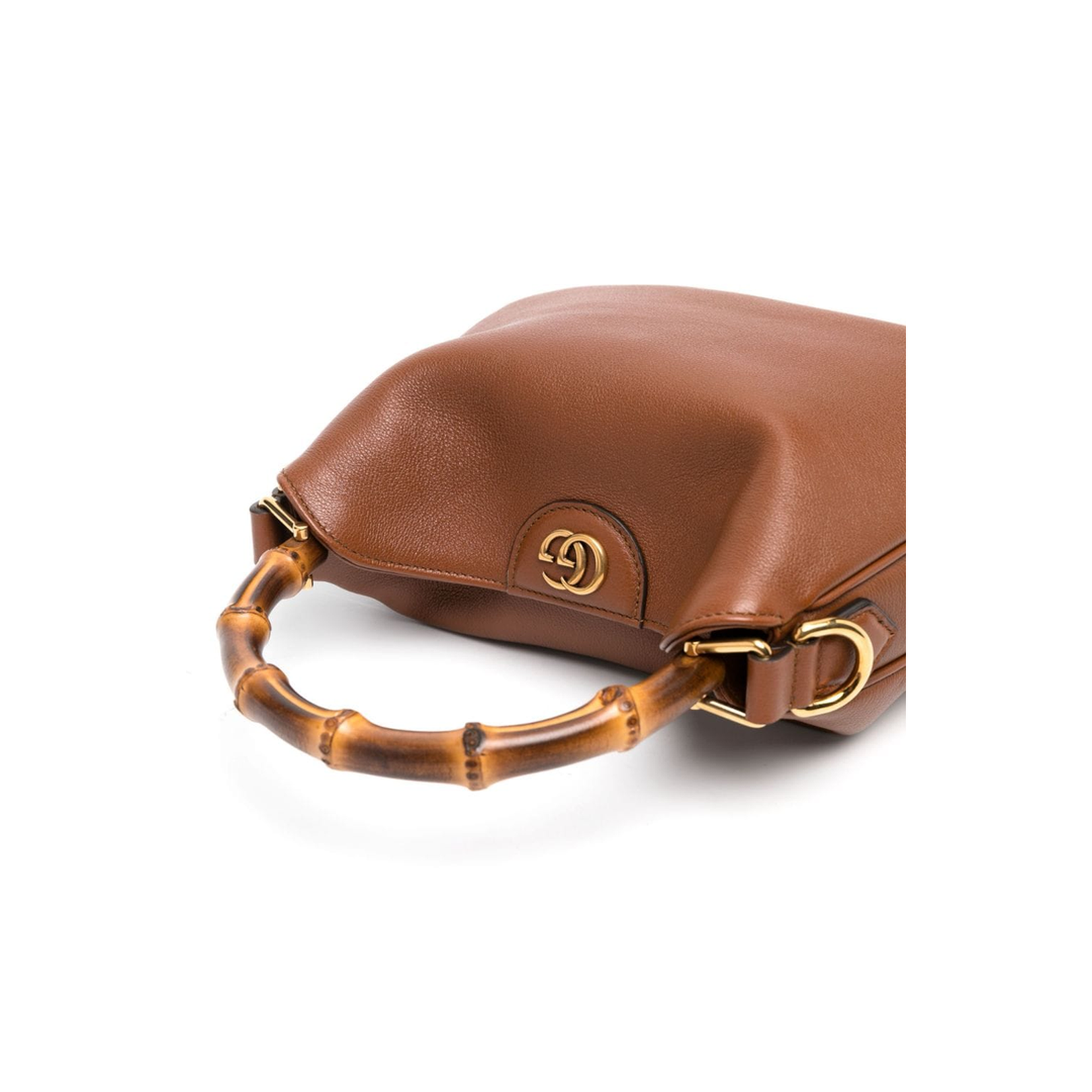 Diana Small Leather Shoulder Bag - Brown