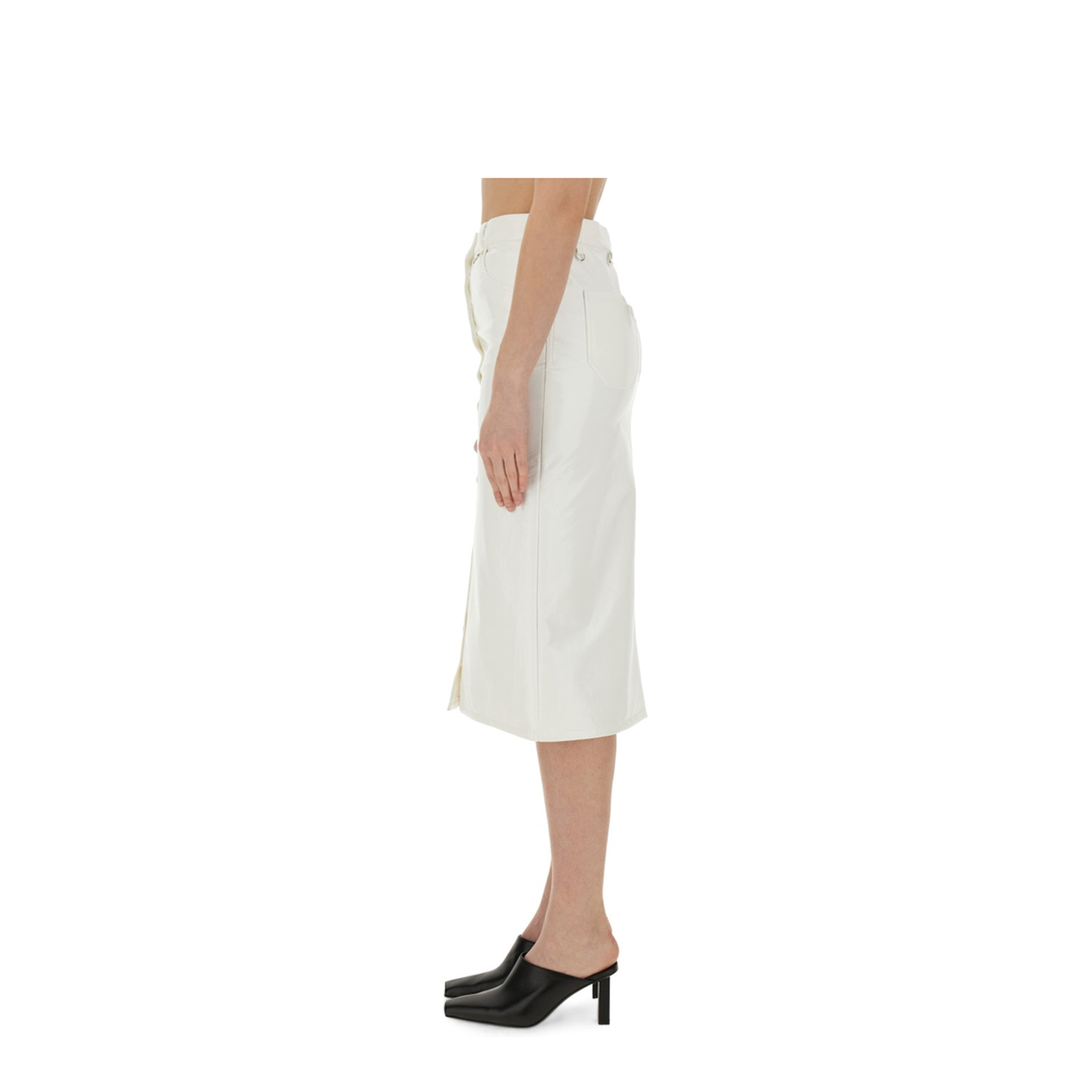 MAYFEYR - Courreges - Skirt With Buttons - 124CJU155VY00140001