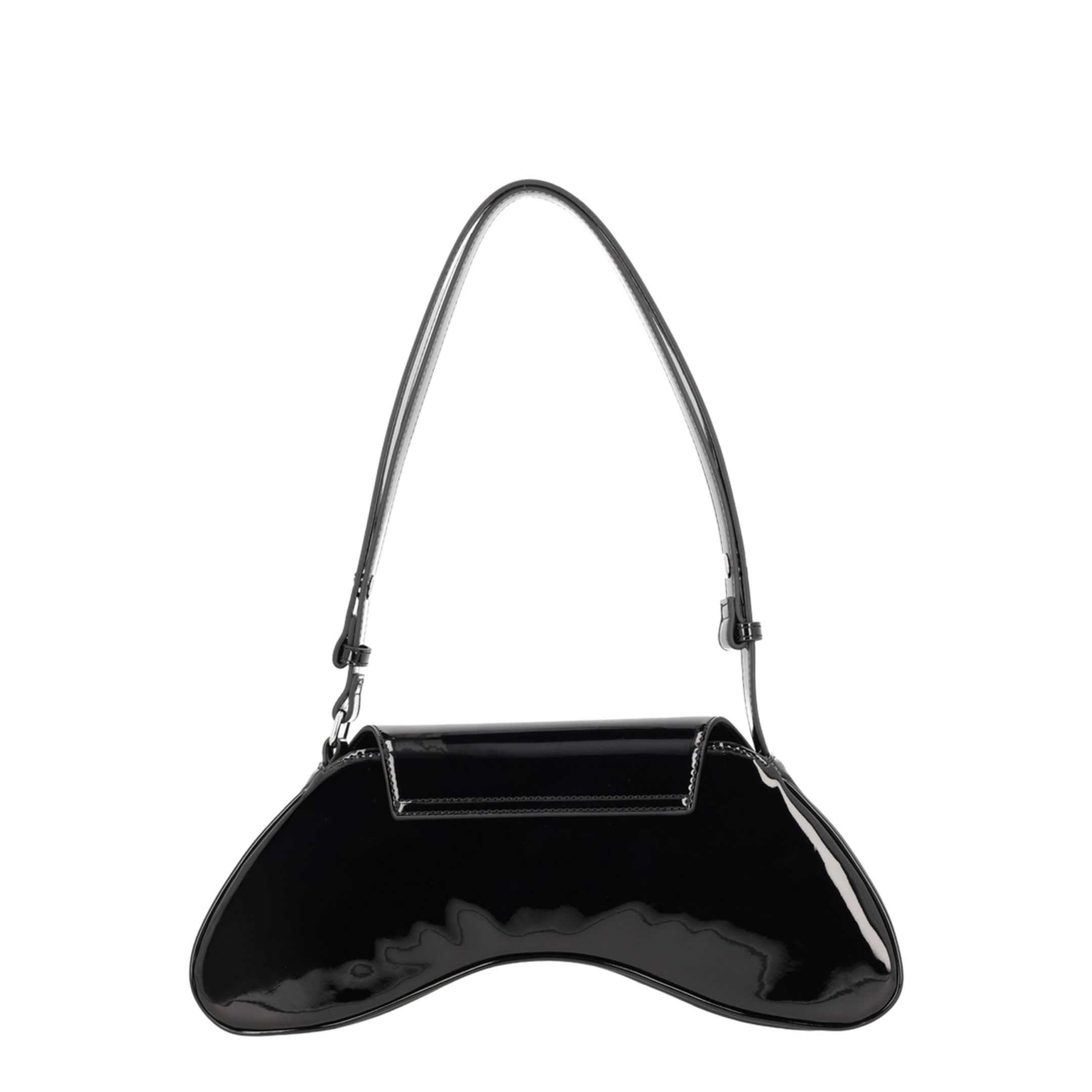 Play Glossy PU Crossbody - Black