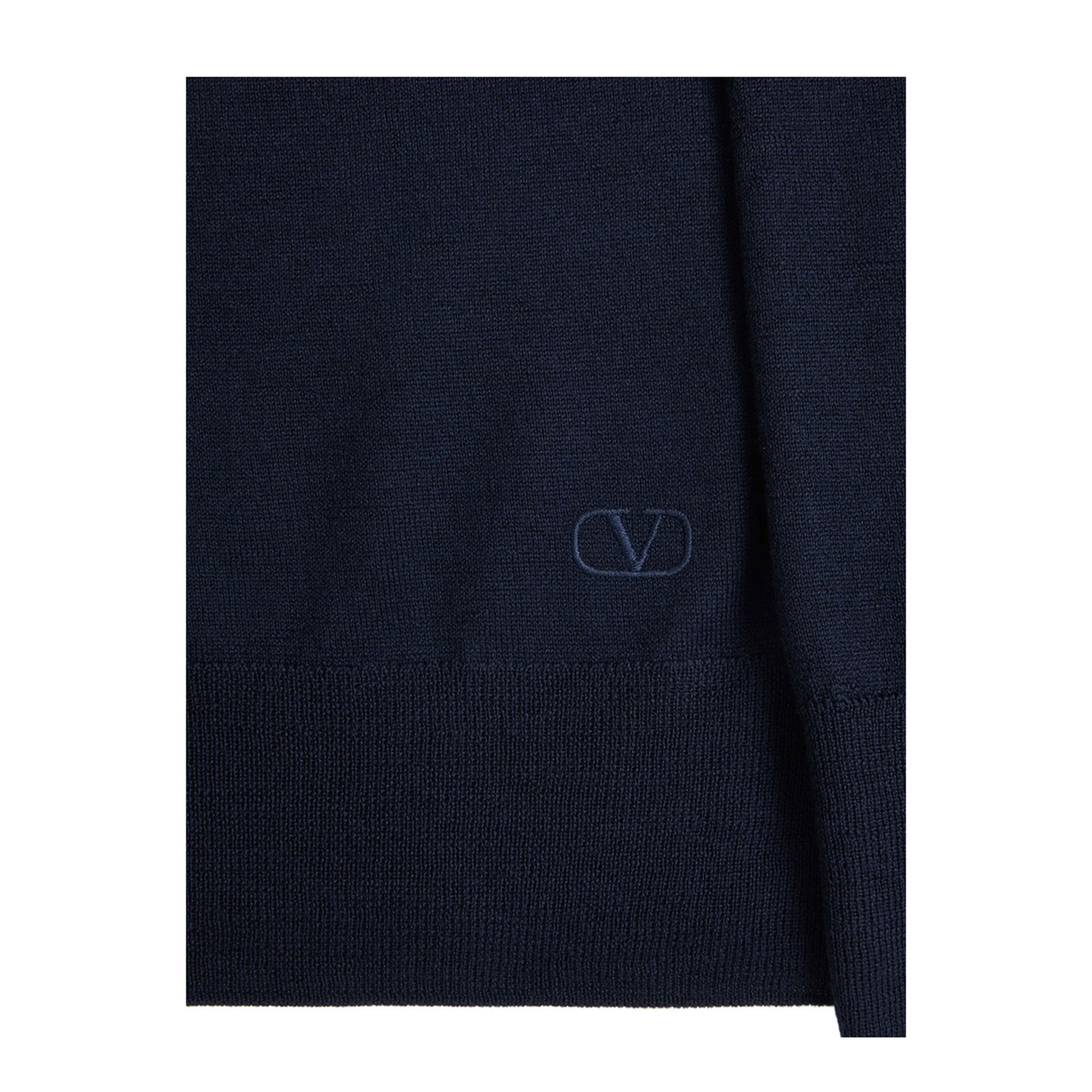 MAYFEYR - Valentino - Wool Jumper With Vlogo Embroidery - VKC38PBH9598
