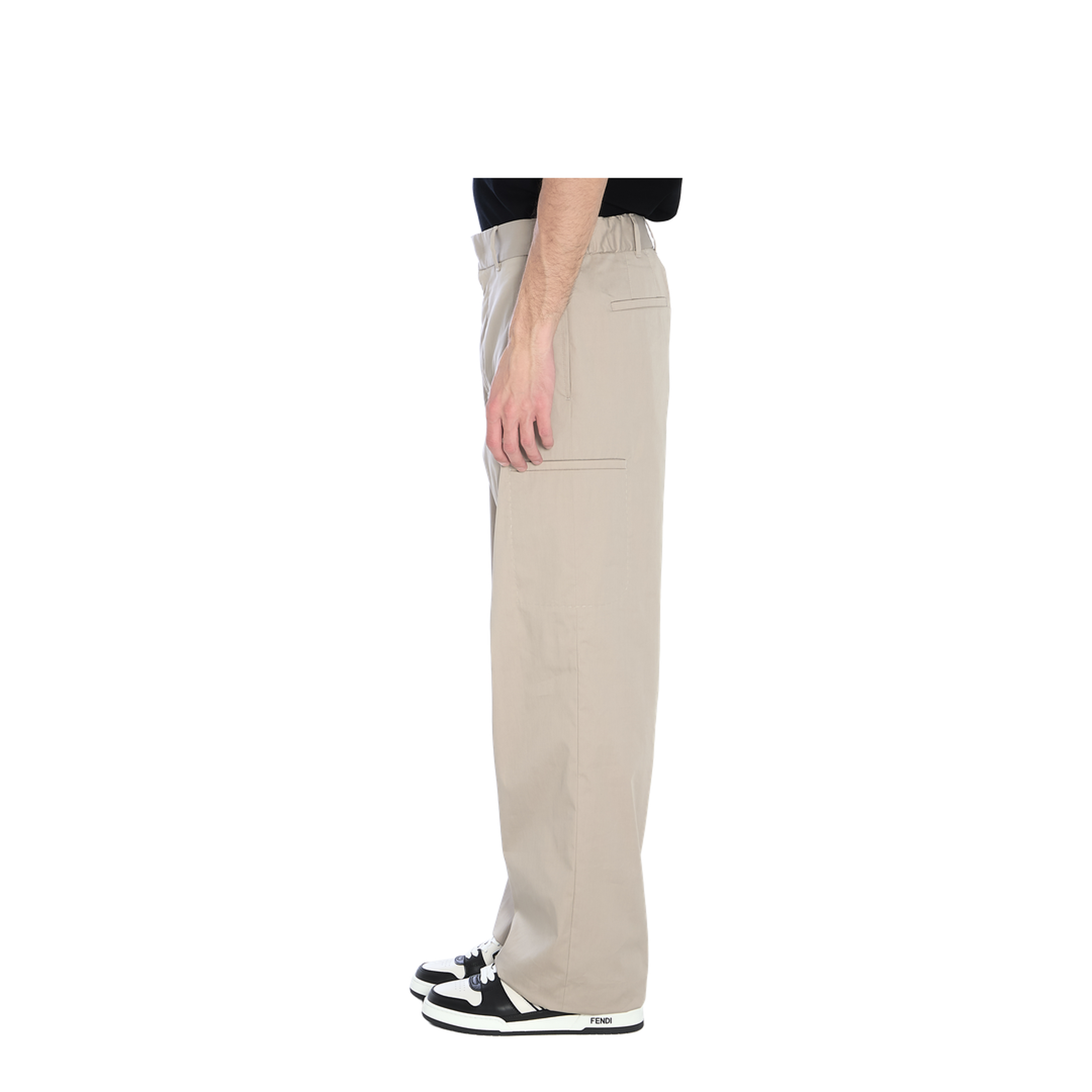 Straight Cargo Trousers