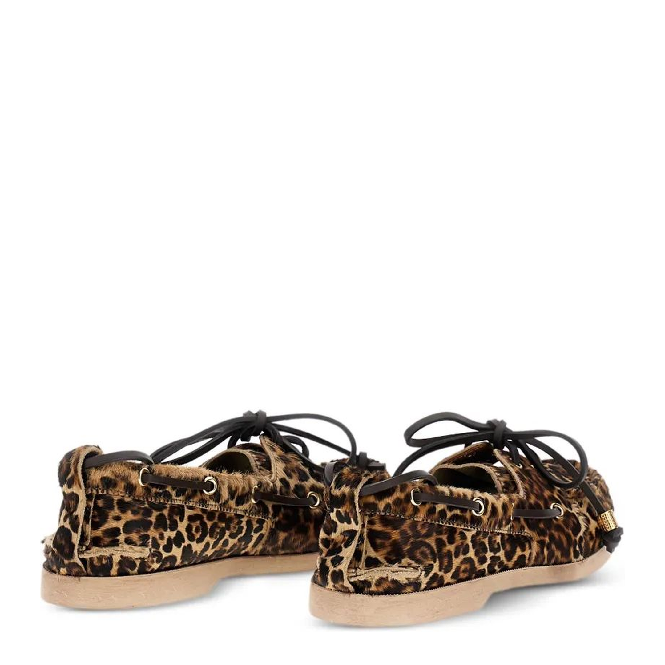 MAYFEYR - Golden Goose - Boat Mocassin Horsy Leopard Upper With Accessories - GWF00883F00761981487