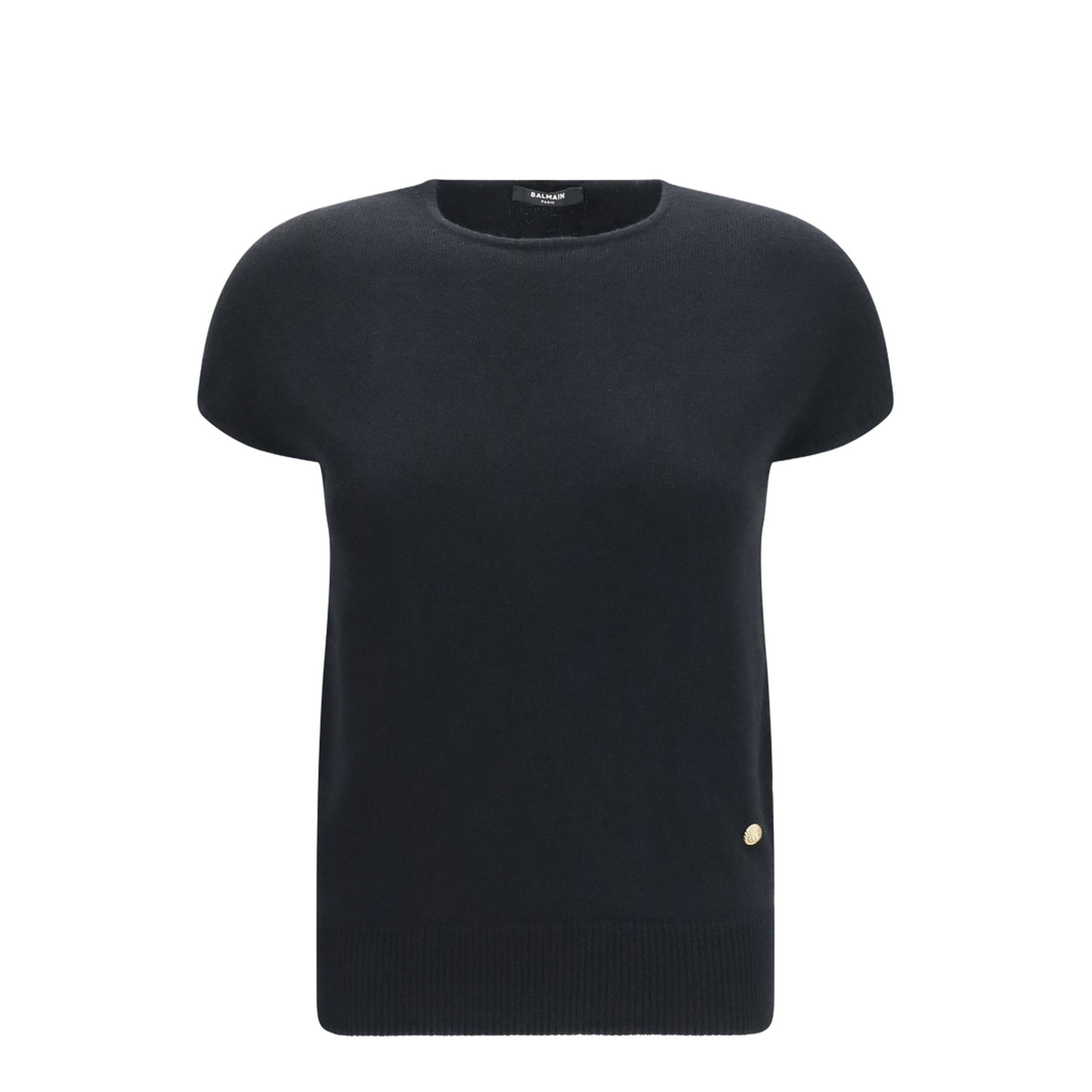 MAYFEYR - Balmain - Sleeveless Wool And Cashmere Sweater - HF1ALB45KI87