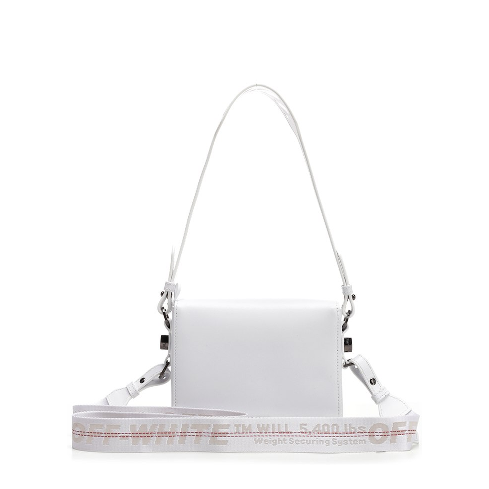 Binder Clip Bag Cotton Flower Sculpture White