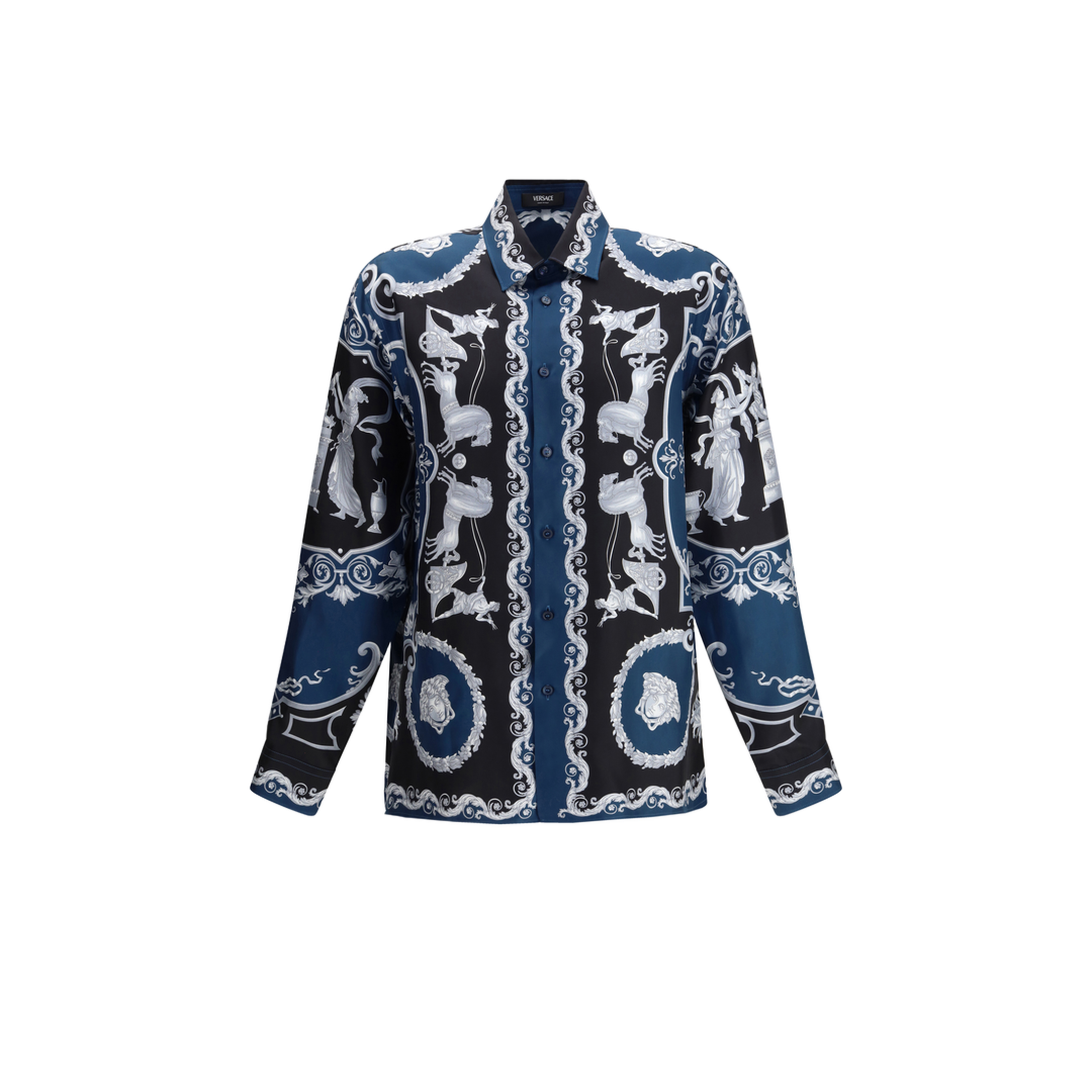 MAYFEYR - Versace - Regular-Fit Printed Silk Twill Shirt - 10194381A16096