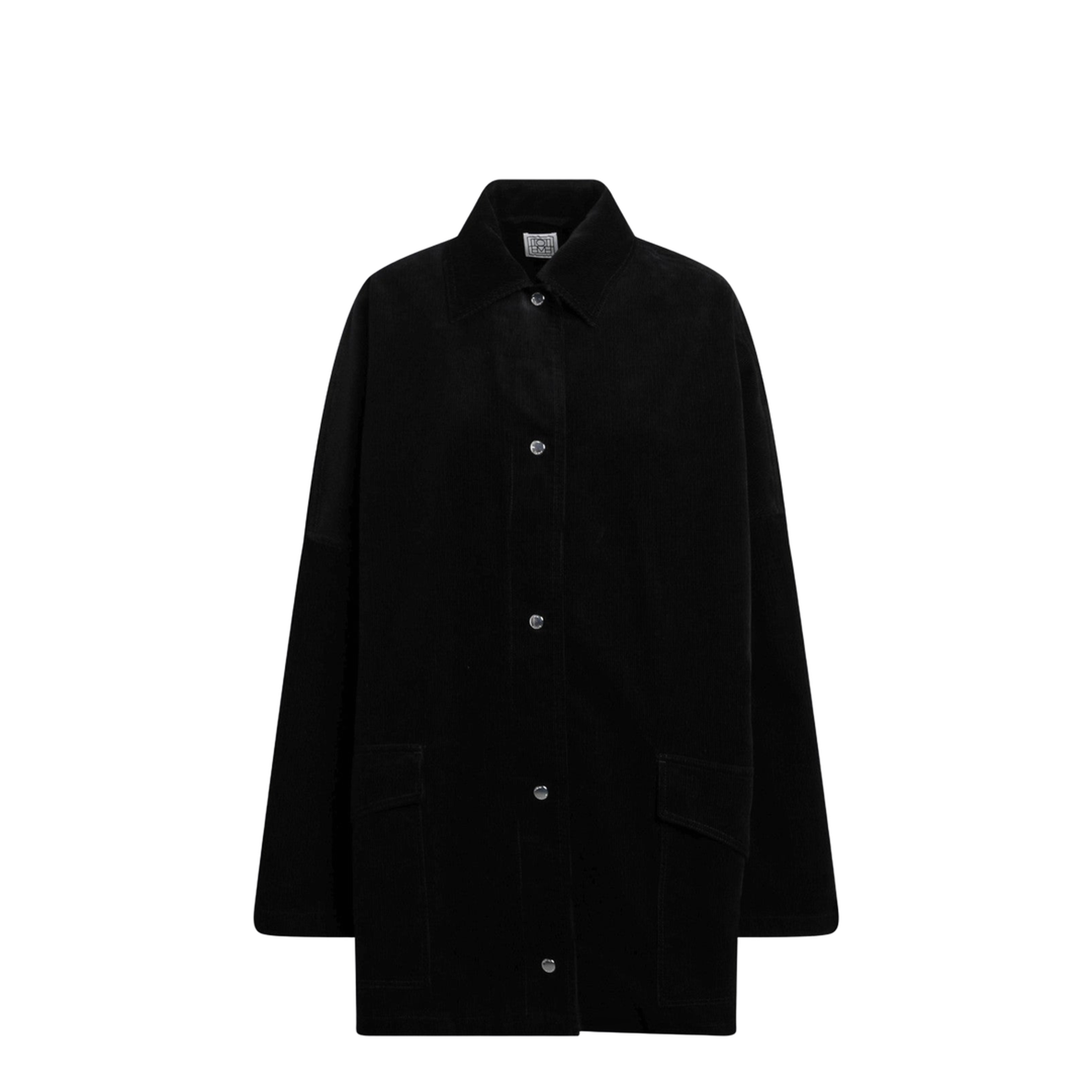 MAYFEYR - Toteme - Black Corduroy Overshirt Jacket - 261-WRO0269FB0554001