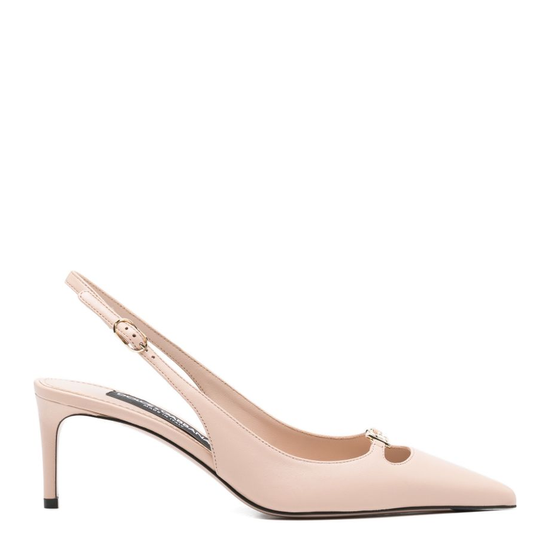 Slingback Pumps in Silk Nappa