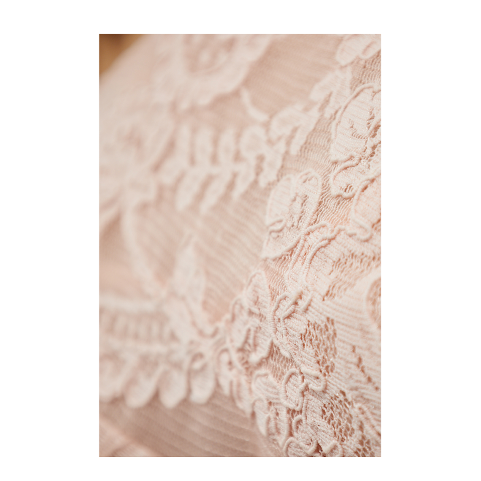 Lace Dress with Ruffles