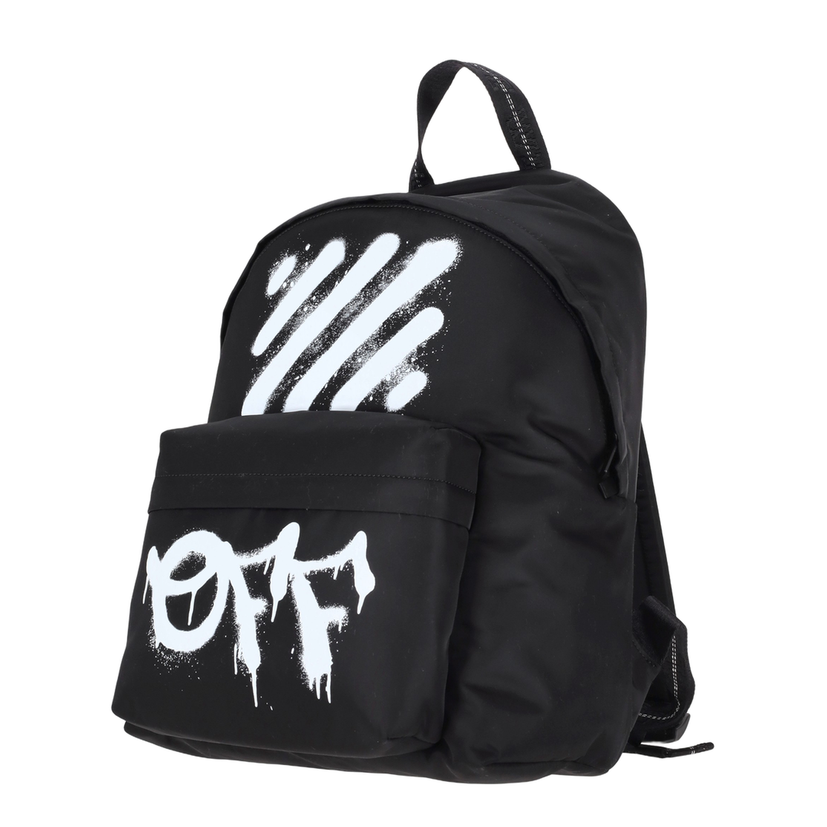 Diag Spray Backpack Black - White