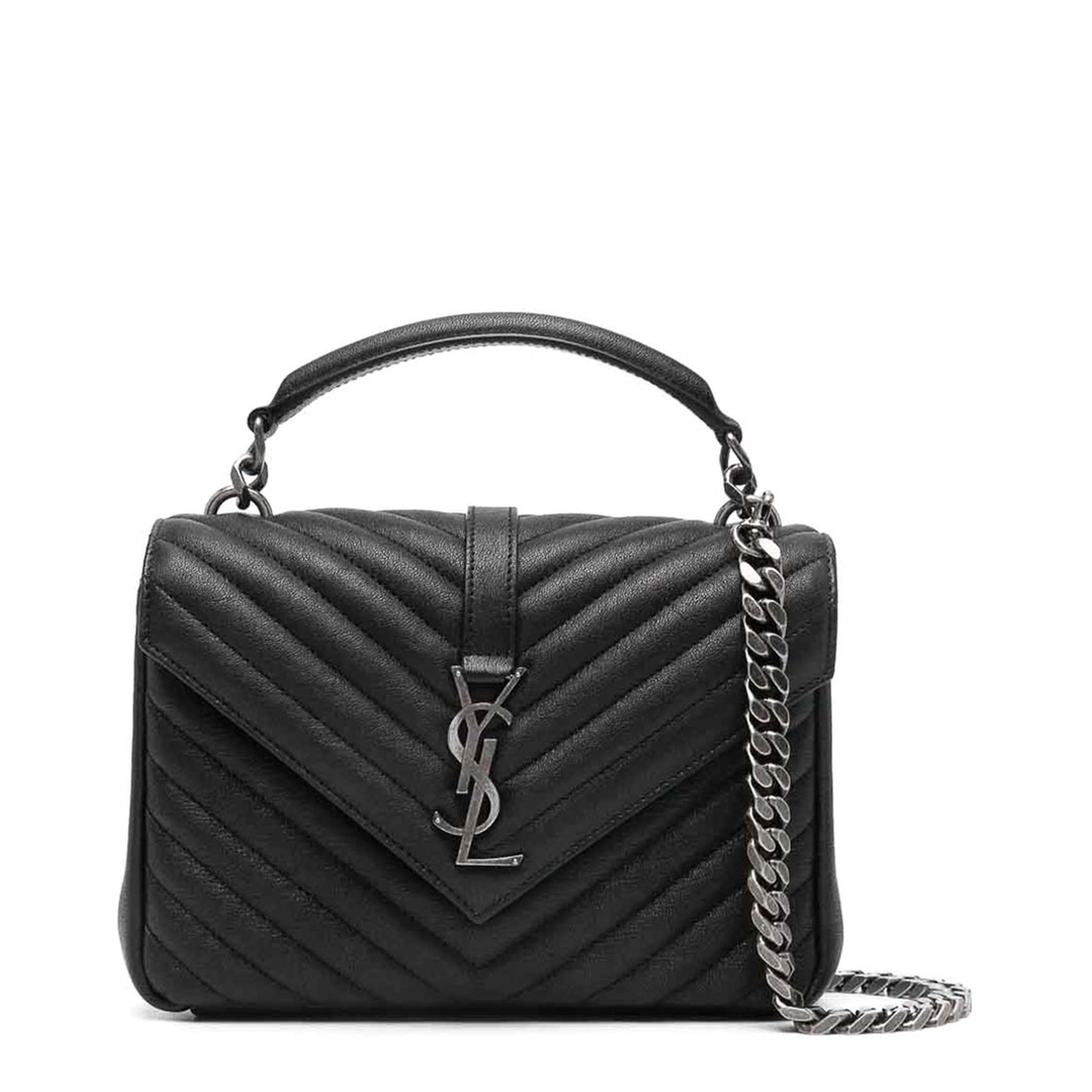 College Medium in Quilted Leather