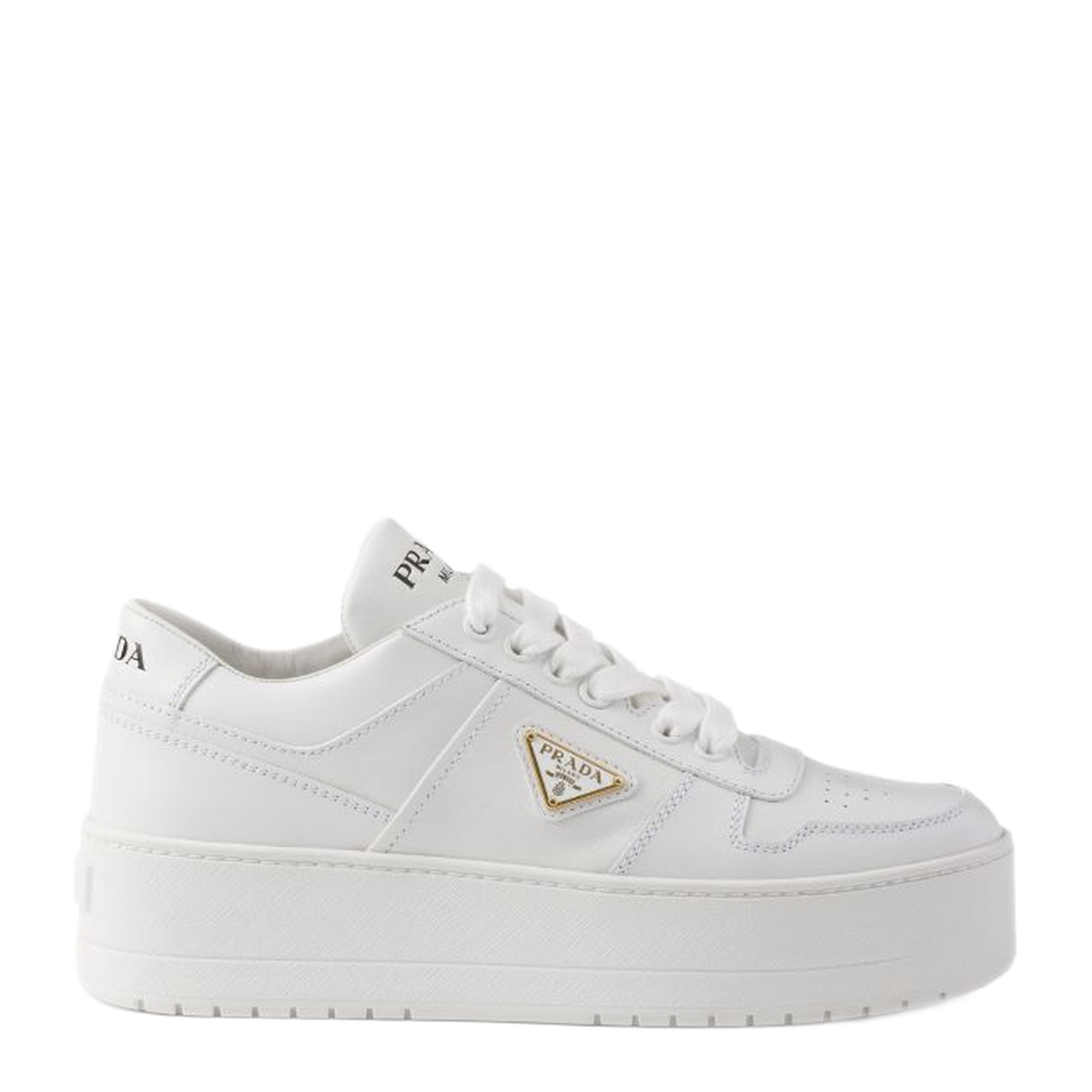 MAYFEYR - Prada - Downtown Bold Leather Sneakers - 1E792MF0503LPFF0009