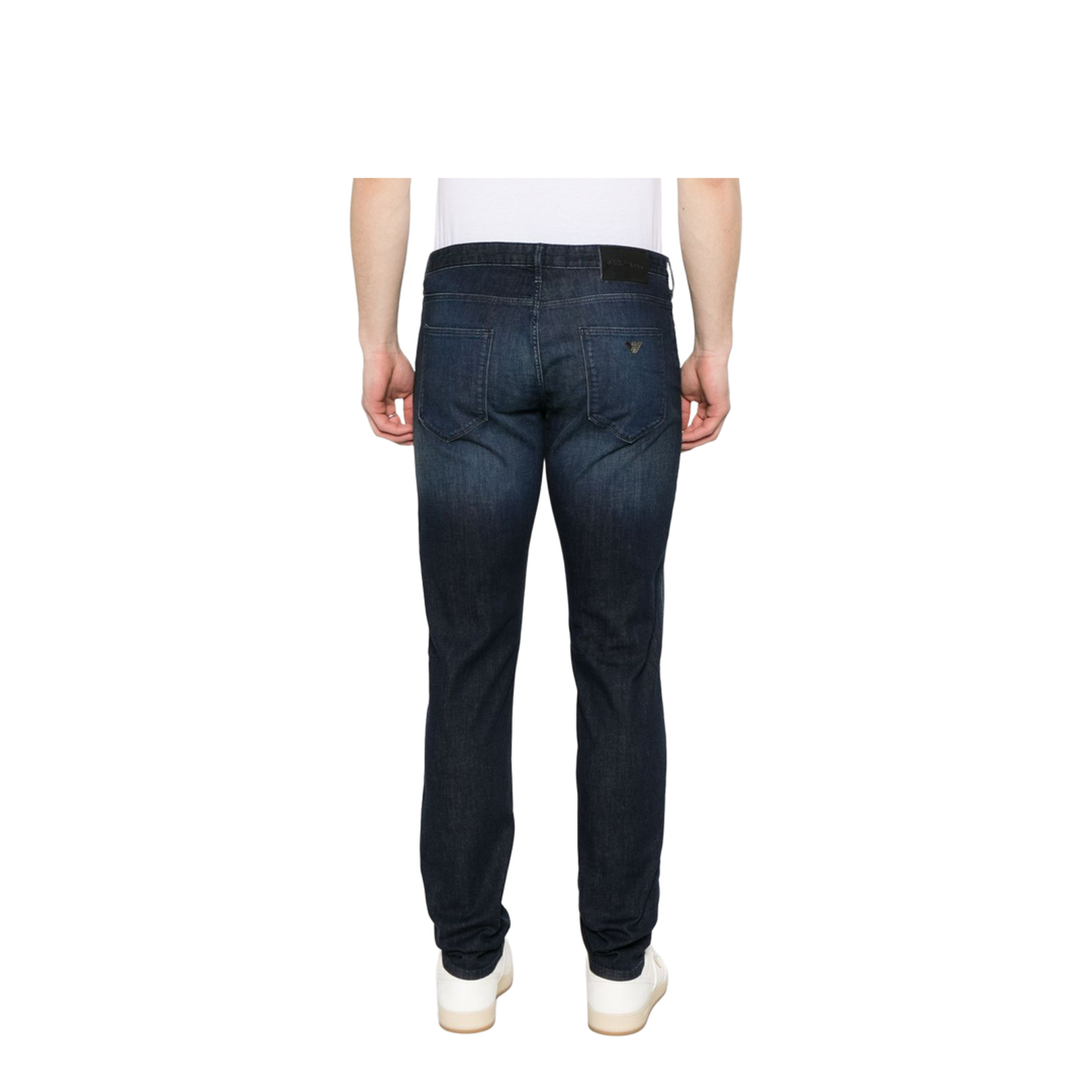 Indigo Blue Concealed Fly Classic Five Pocket Trousers