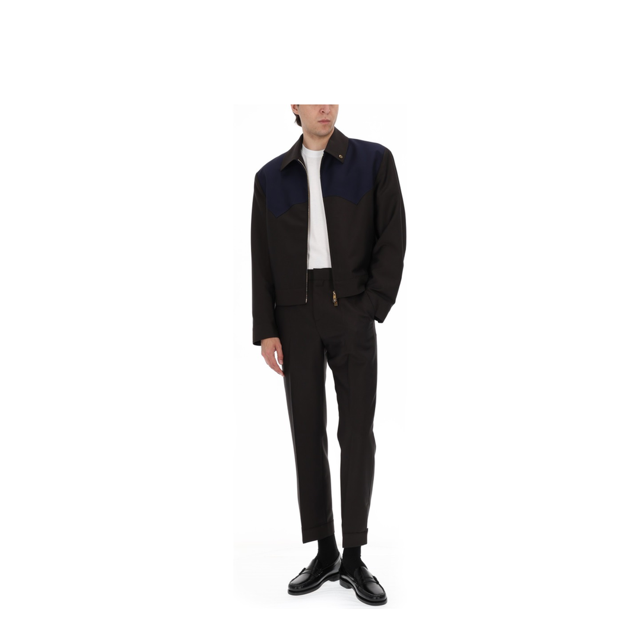 Men's Zipped Jacket Brown