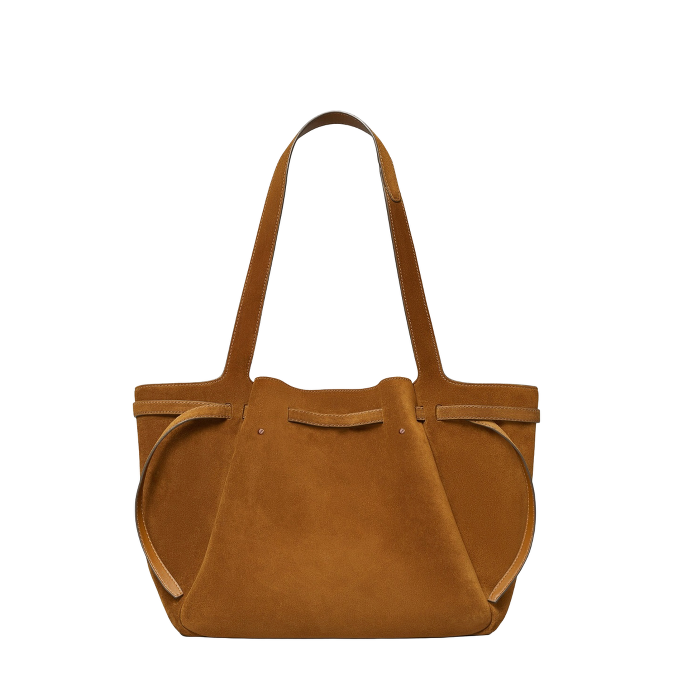 Romy Leather Shoulder Bag - Brown