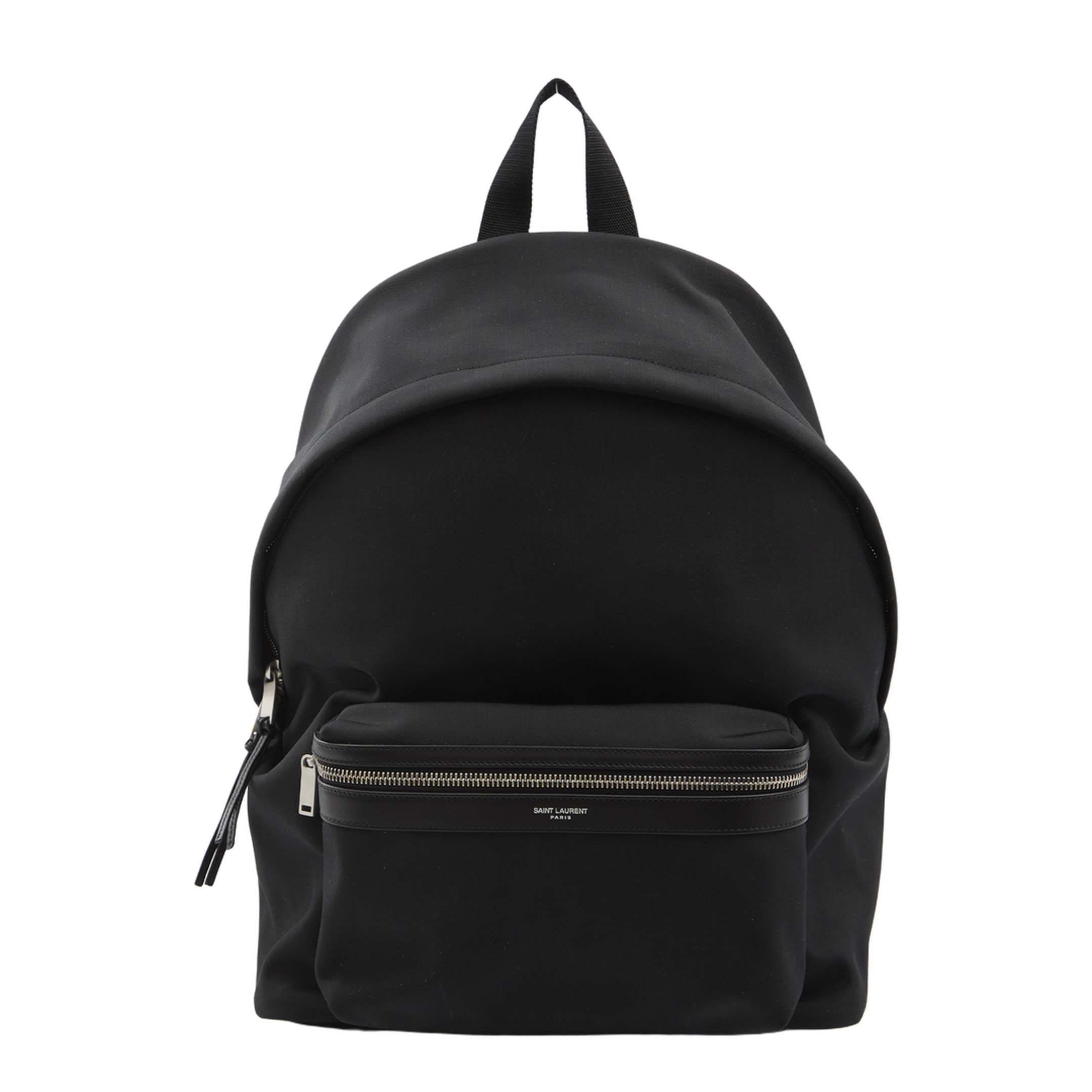 City Canvas, Nylon And Leather Backpack - Black