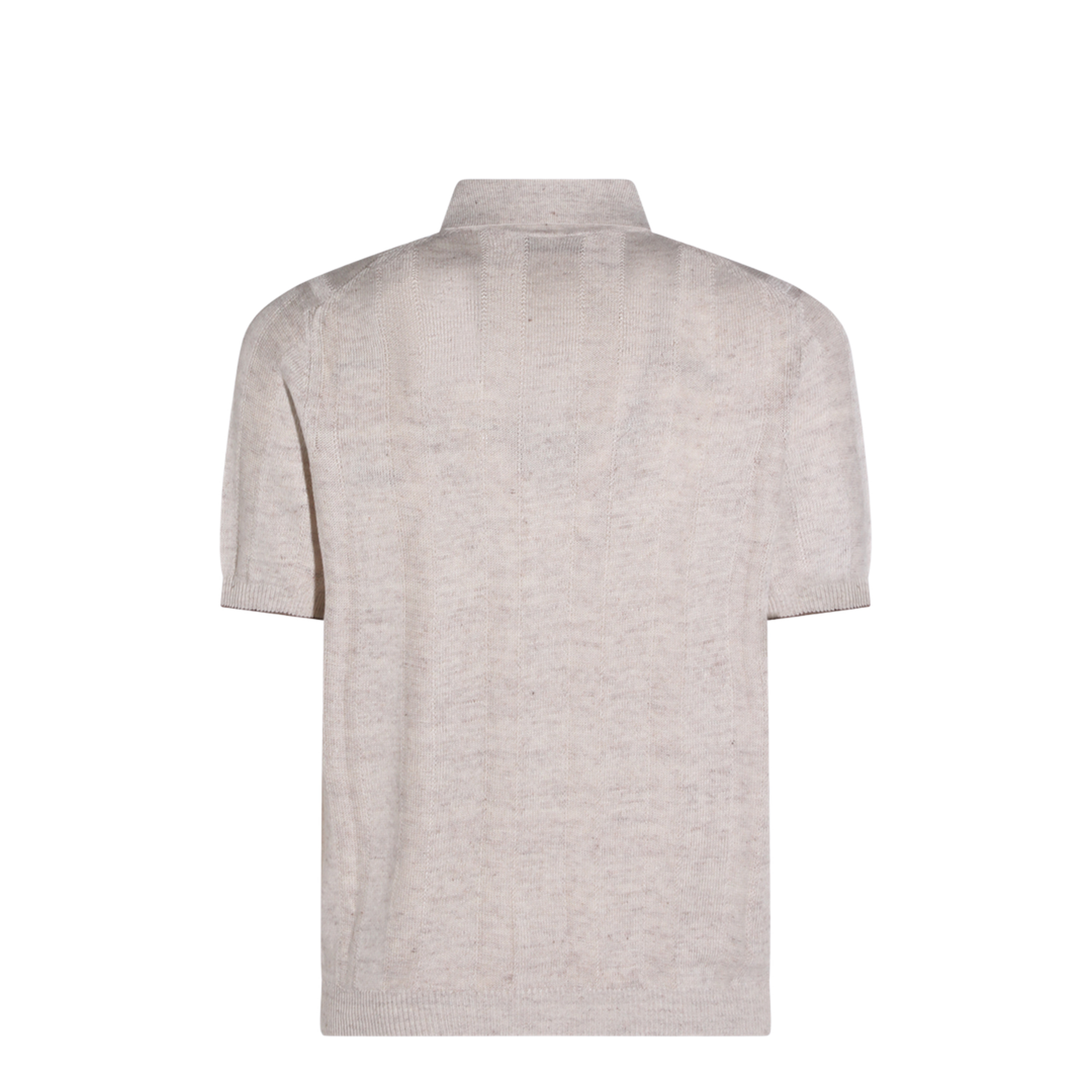 Cream Linen Blend Shirt