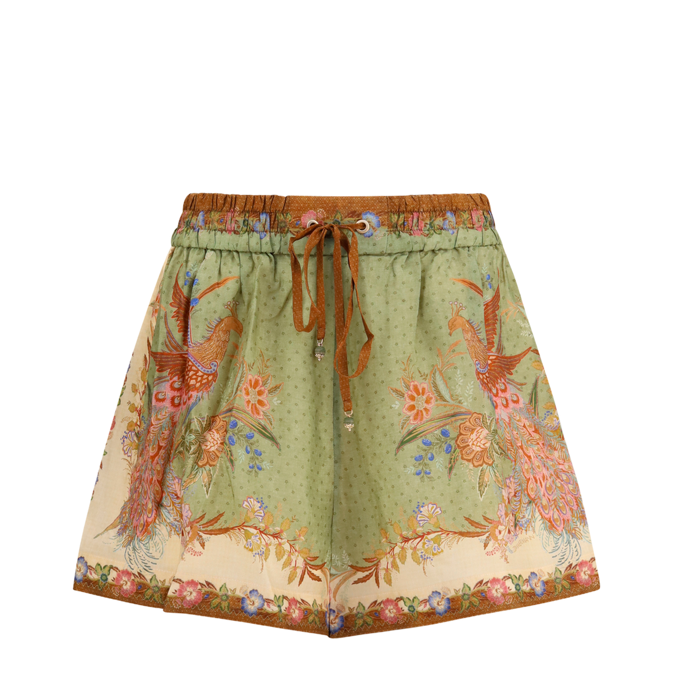 MAYFEYR - Zimmermann - Indra Relaxed Silk Drawstring Shorts - 3497ASS262