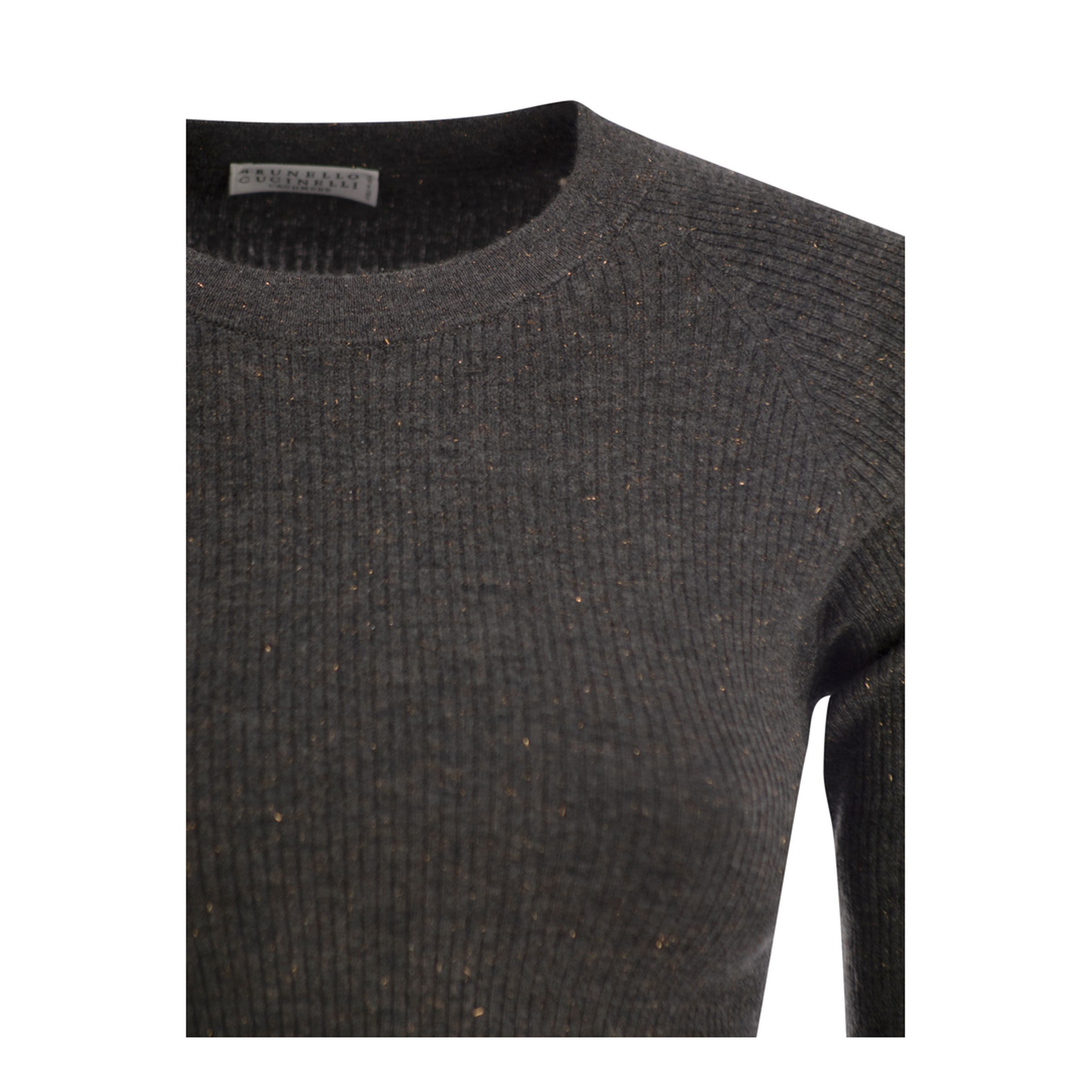Sparkling Ribbed Cashmere Sweater