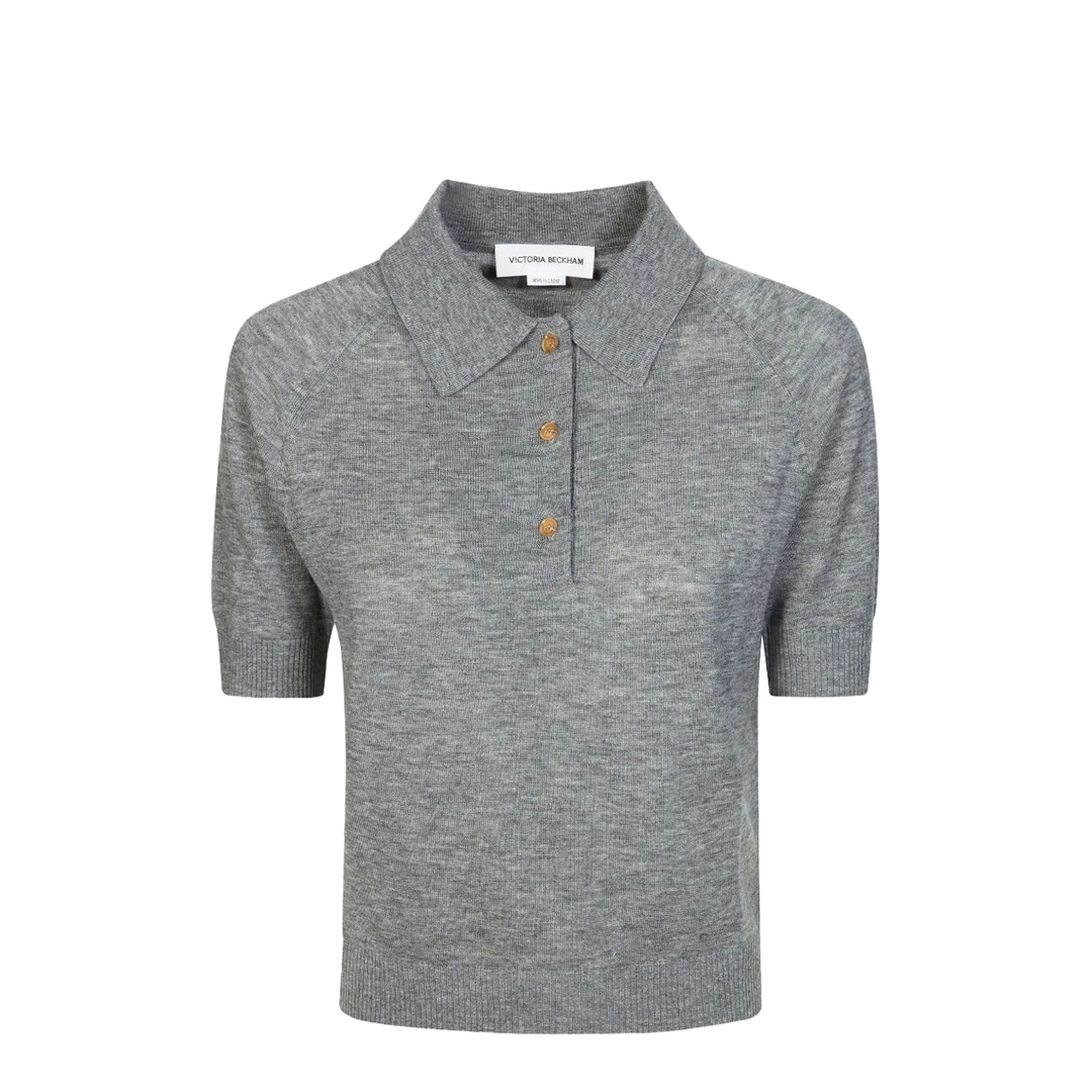 MAYFEYR - Victoria Beckham - Lightweight Fine Gauge Knitted Polo Top - 1126KTP007013A