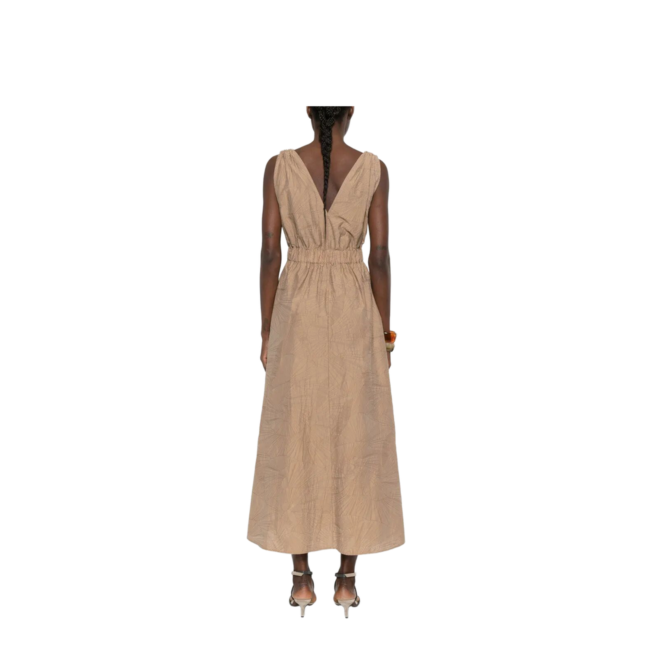 MAYFEYR - Brunello Cucinelli - Midi Dress With Floral Motif - MQ988A5092