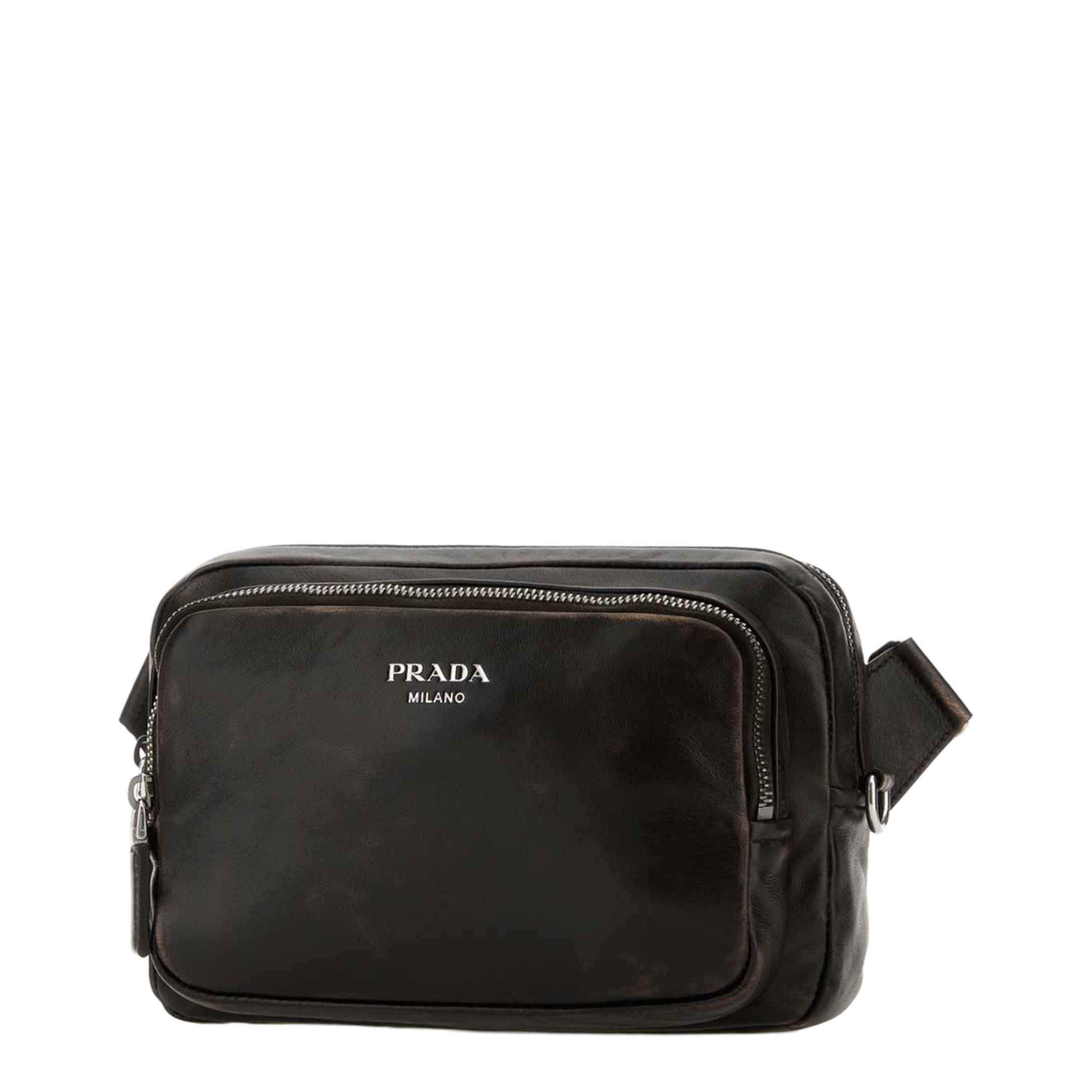 MAYFEYR - Prada - Dark Brown Nappa Leather Crossbody Bag - 2VH2182C75F0003