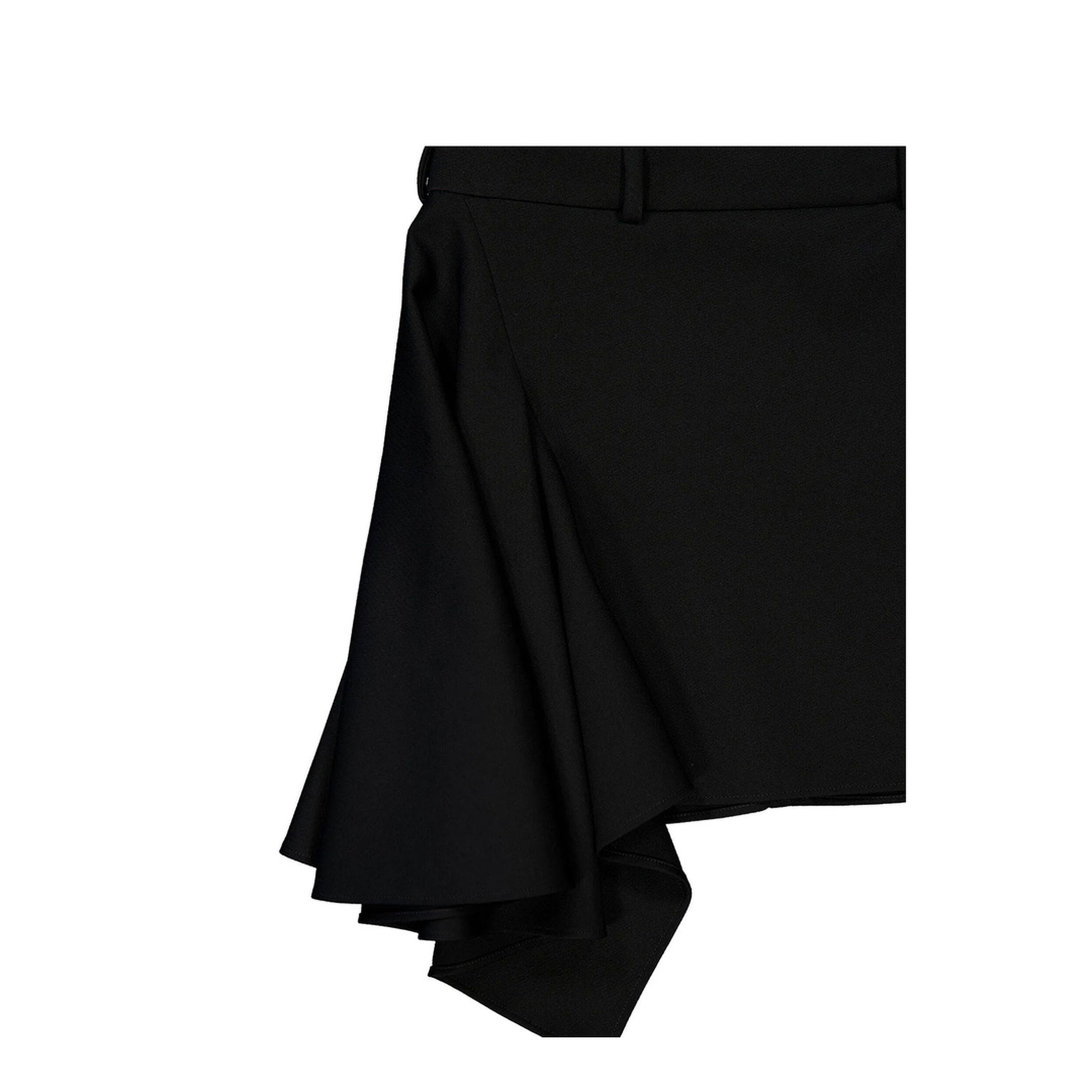 MAYFEYR - Givenchy - Wool Mini Skirt With Draped Slit - BW414H167D001