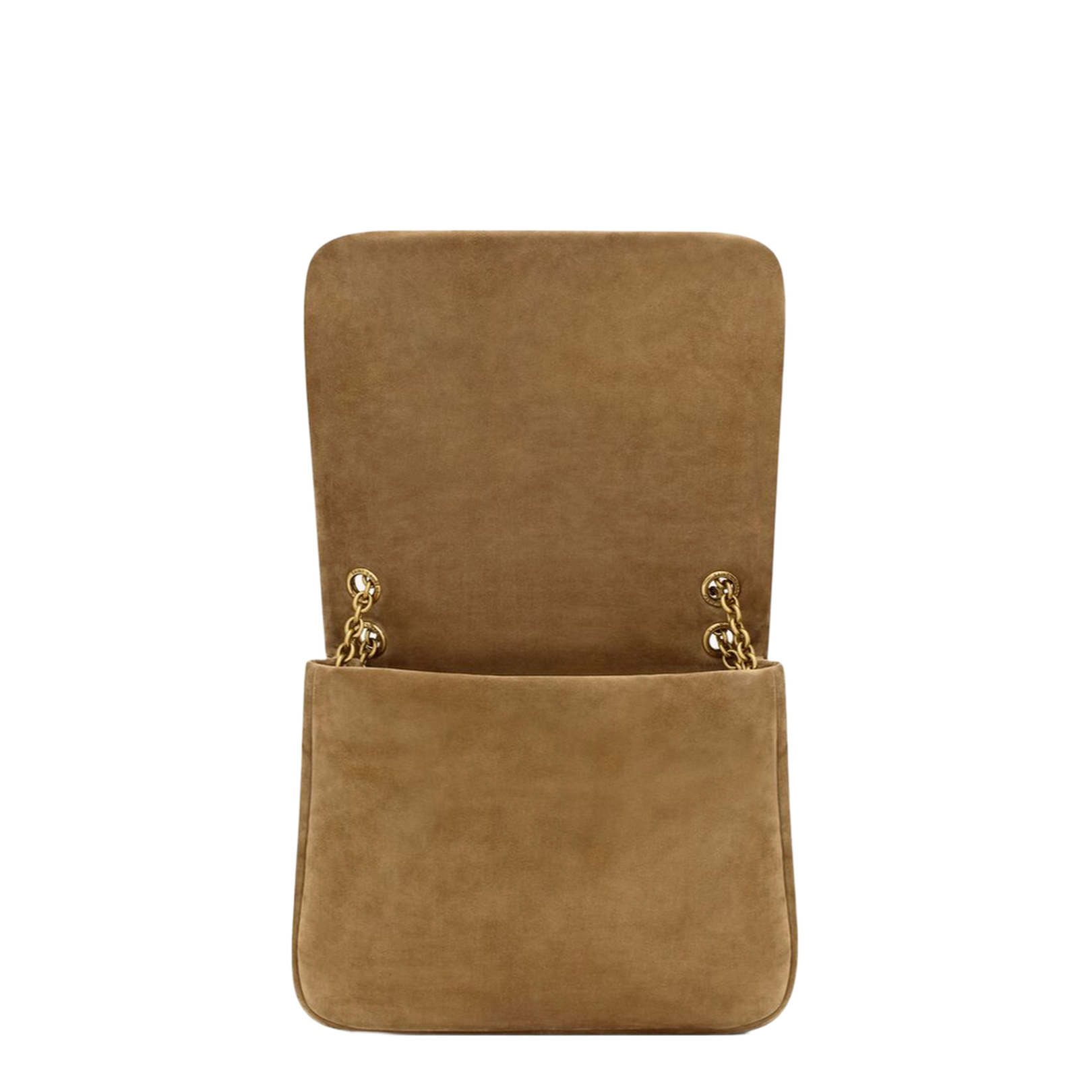 Jamie Medium Suede Shoulder Bags - Tan