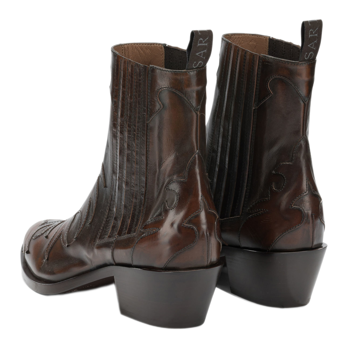 MAYFEYR - Sartore - Postiano 45 Mm Cowboy Ankle Boots - SR3645POSITANOCASTAGNA