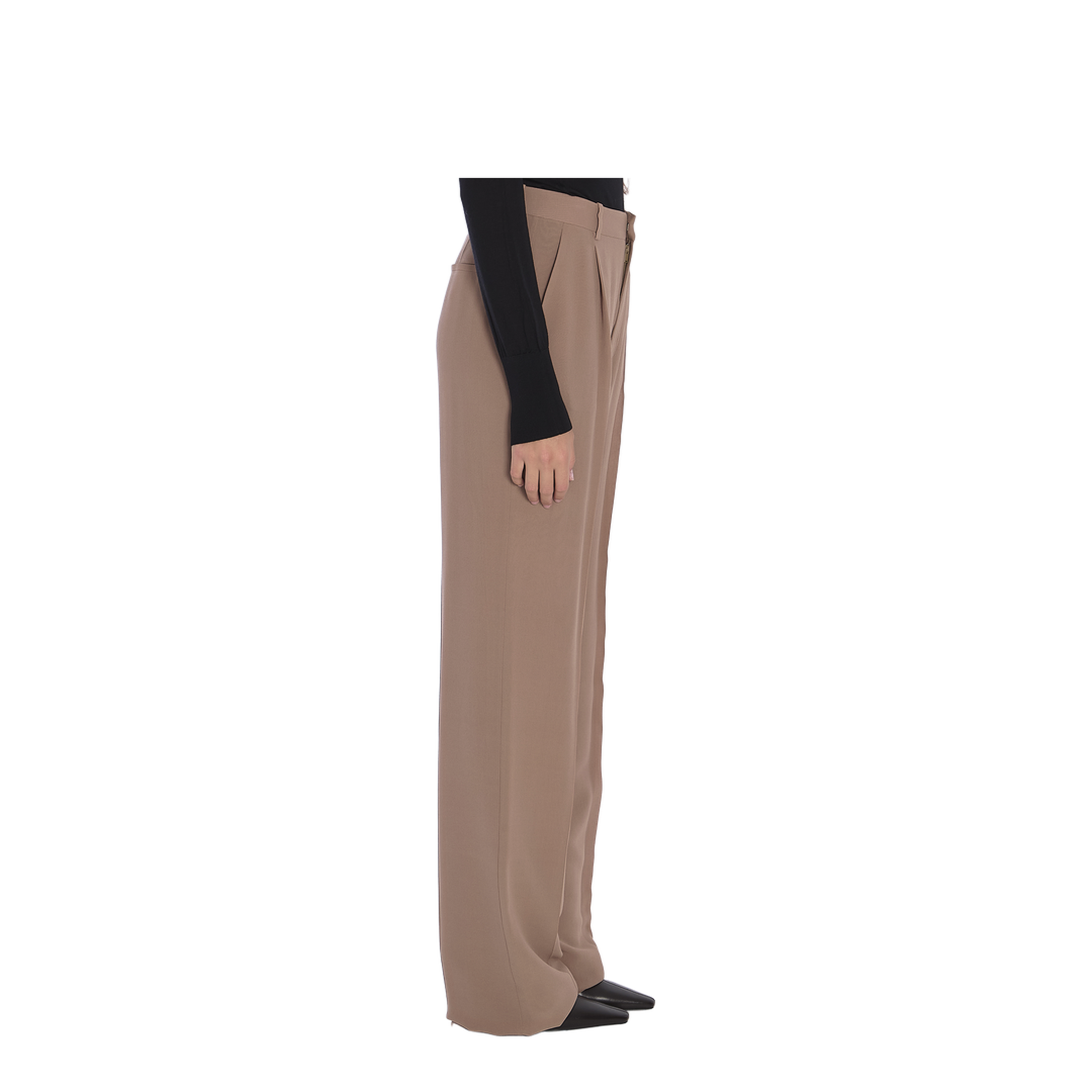 Silk Crêpe Trousers