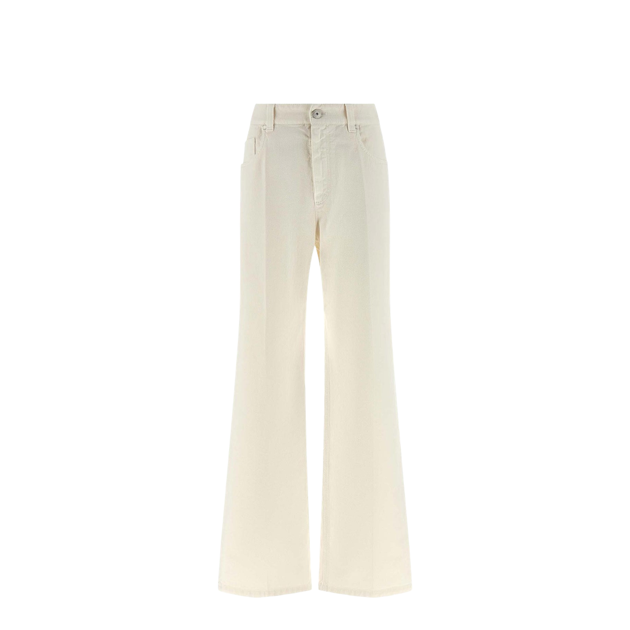 Contemporary Loose Jeans White