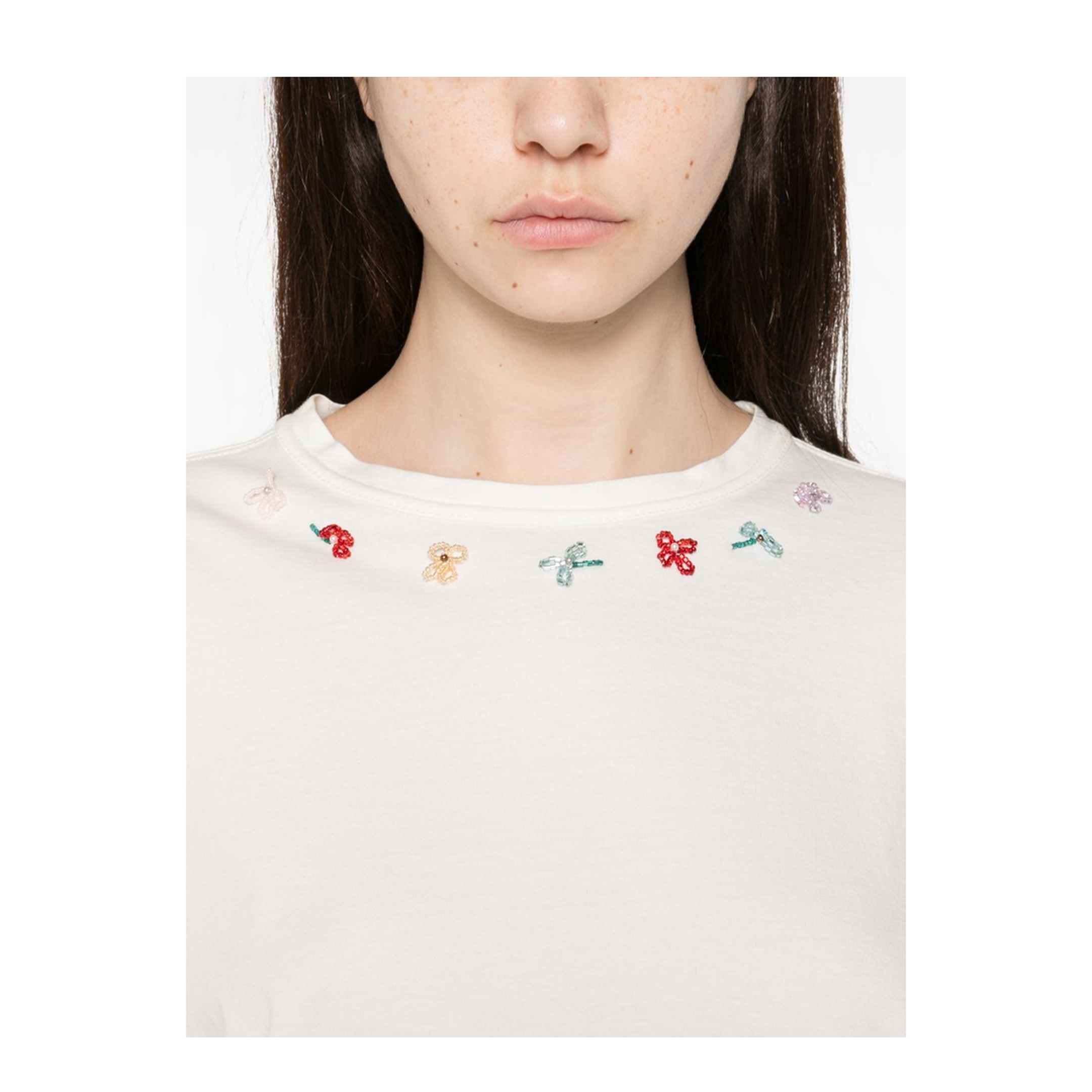 MAYFEYR - Forte Forte - T-Shirts And Polos White - 14929BISMYTSHIRTCRYSTAL