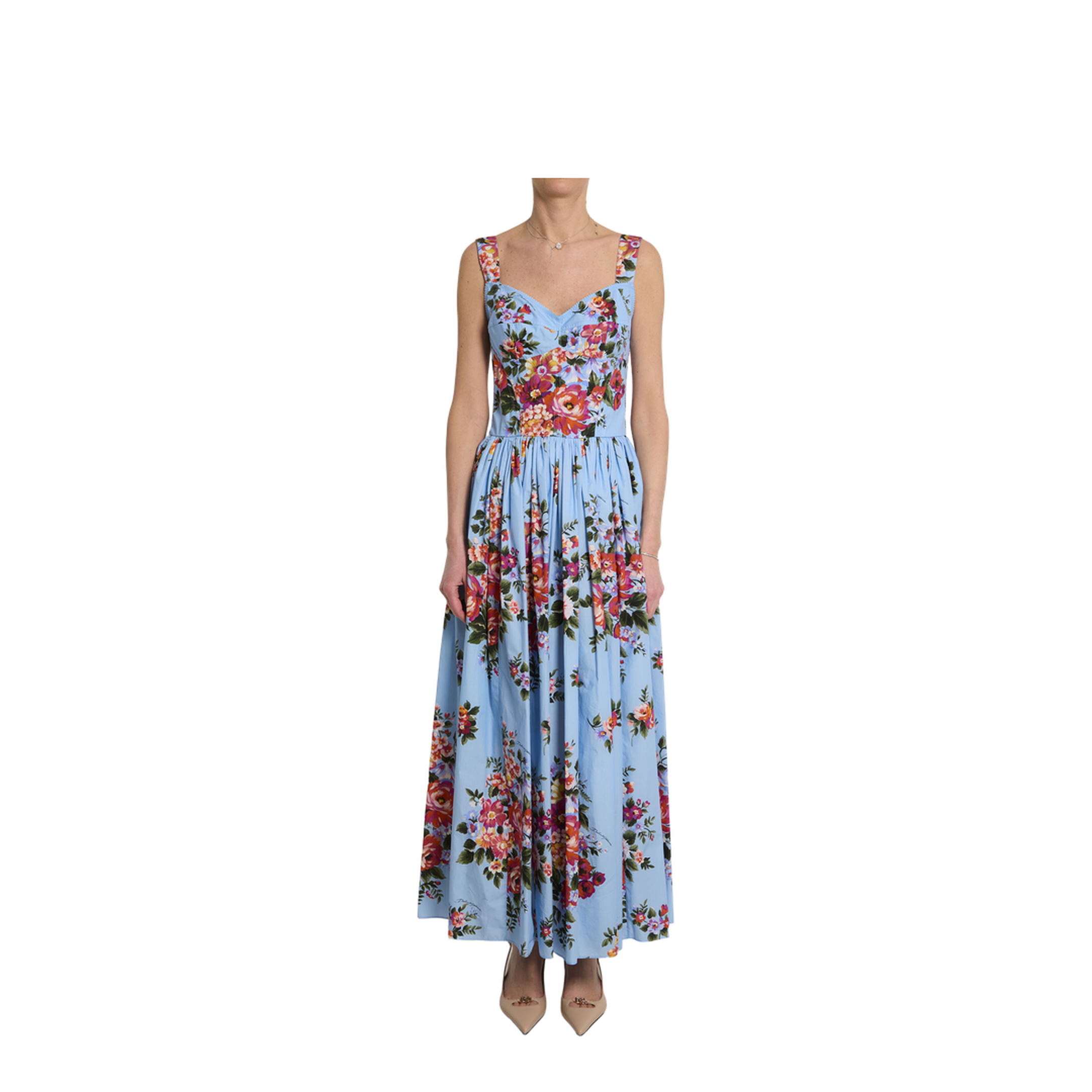 Maxi Dress with Floral Print