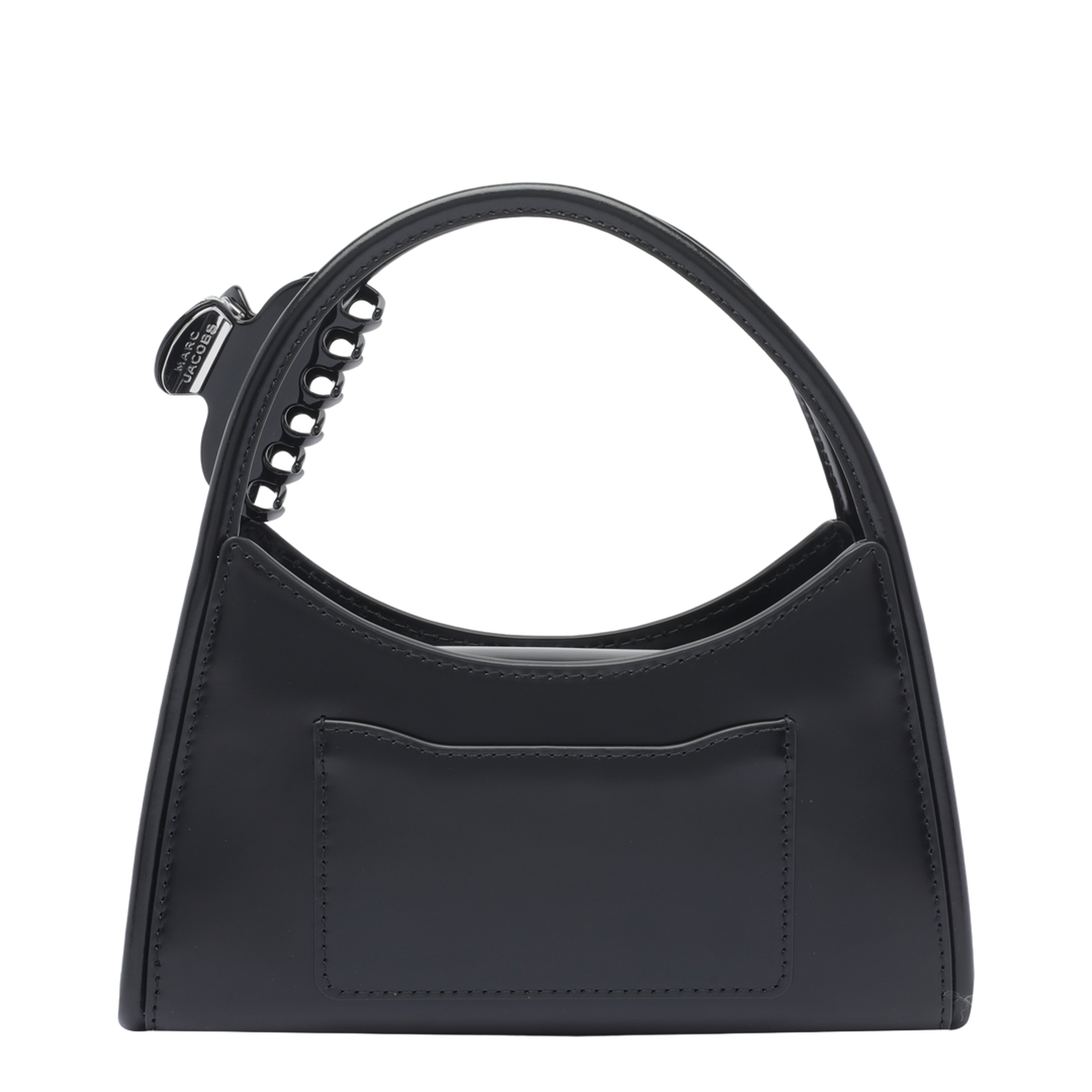 Glam Claw Clip Crossbody Bag Leather Black