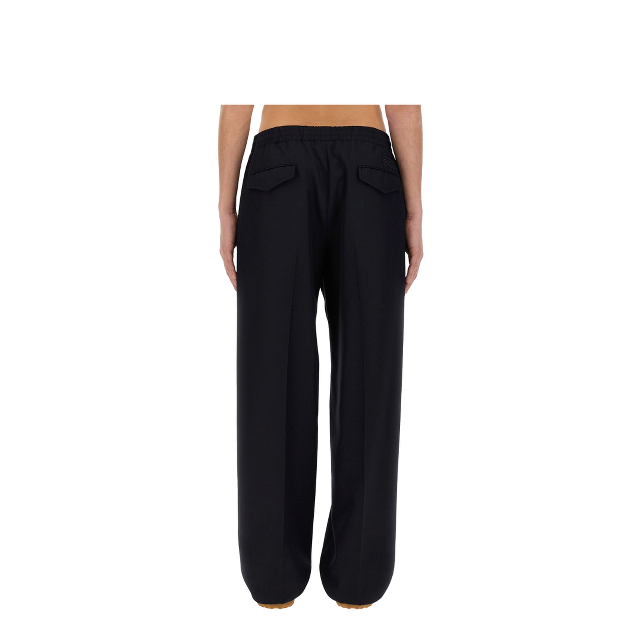Wool Twill Jogging Pants