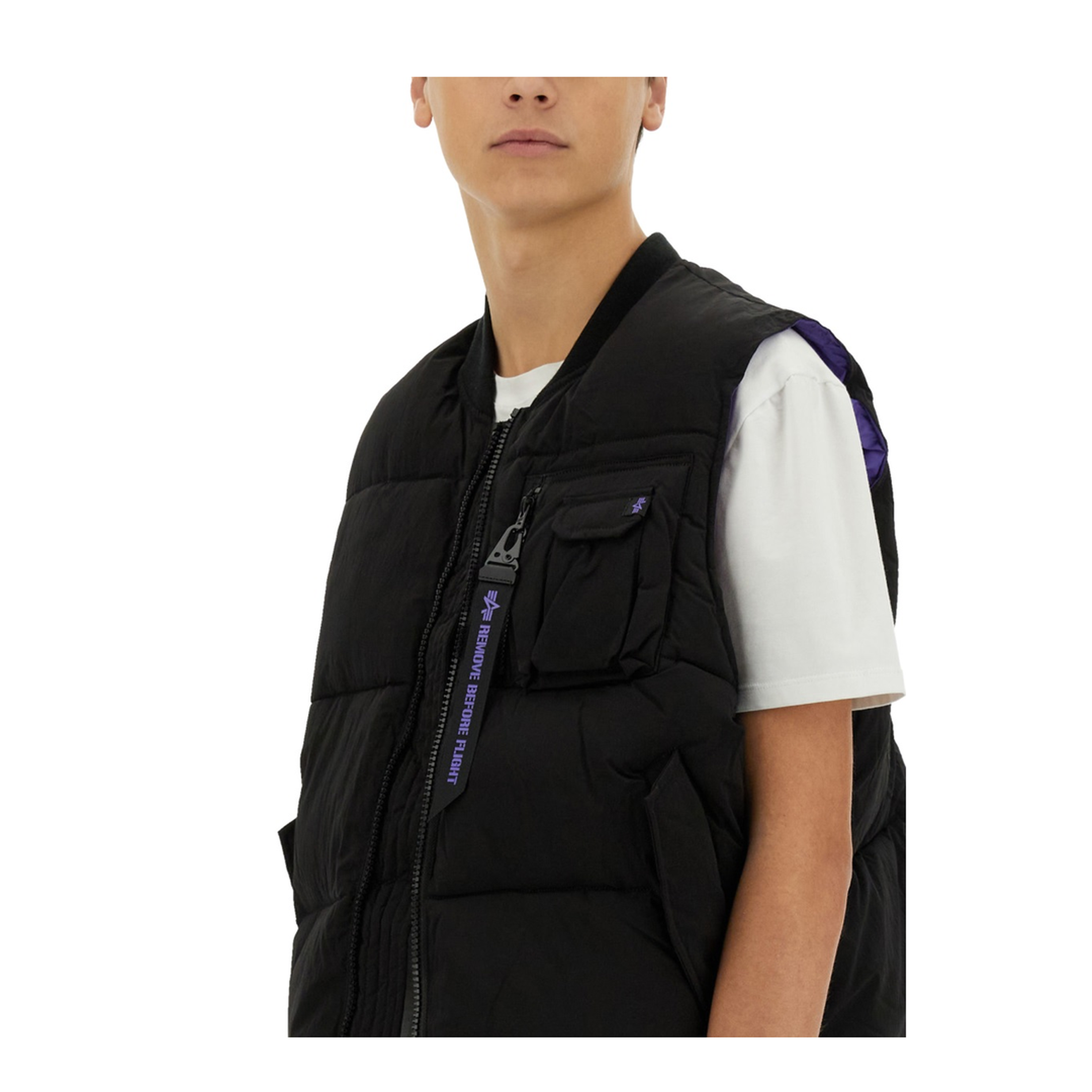 MAYFEYR - ALPHA INDUSTRIES - Sleeveless Ma 1 Vest - 148138UV03