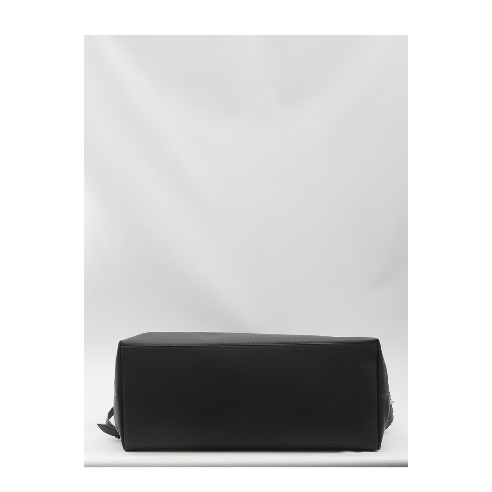 Giant Large Leather Top Handle Bags - Black