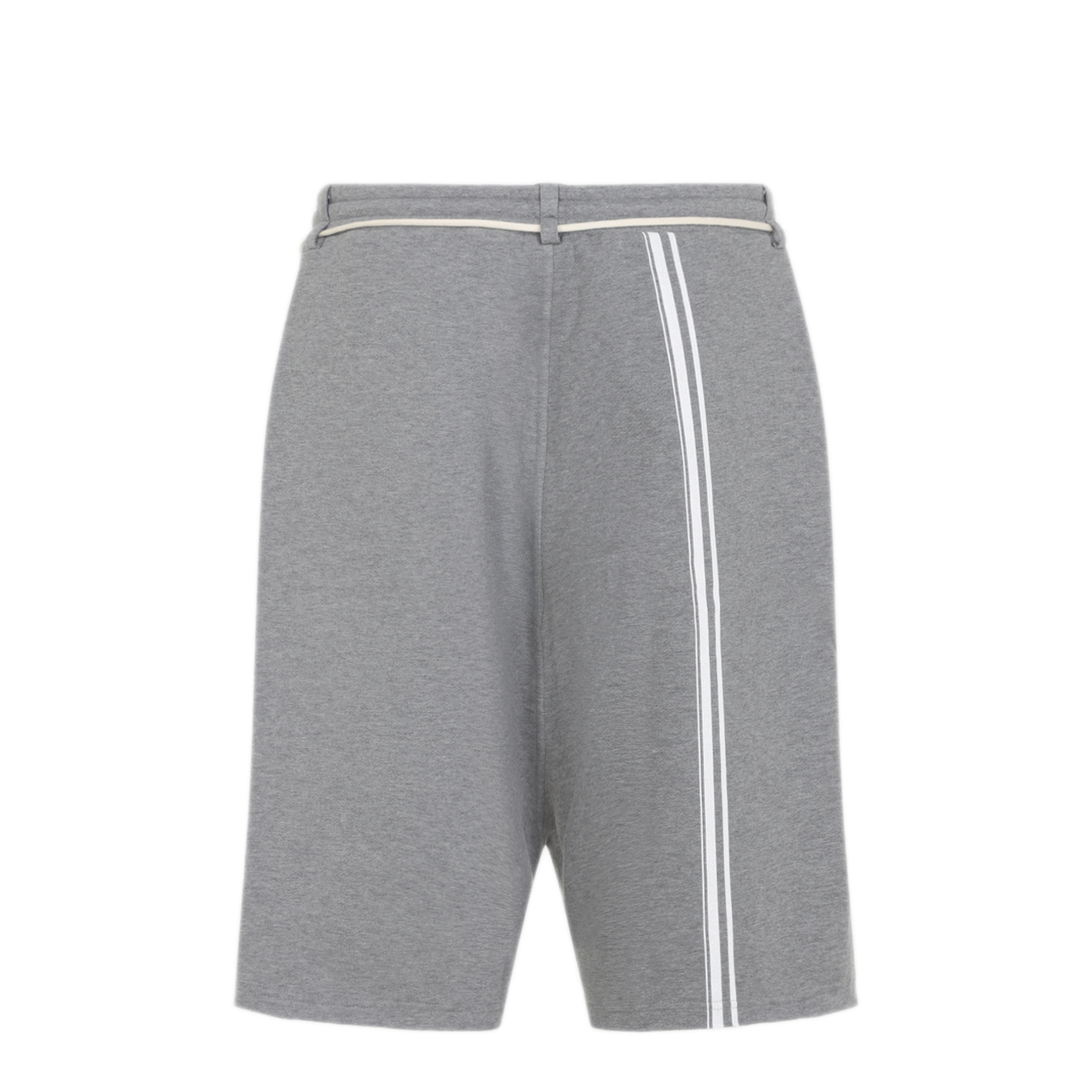 MAYFEYR - MORDECAI - Grey Melange Cotton Fleece Jogger Short - 26E96MUJ06913