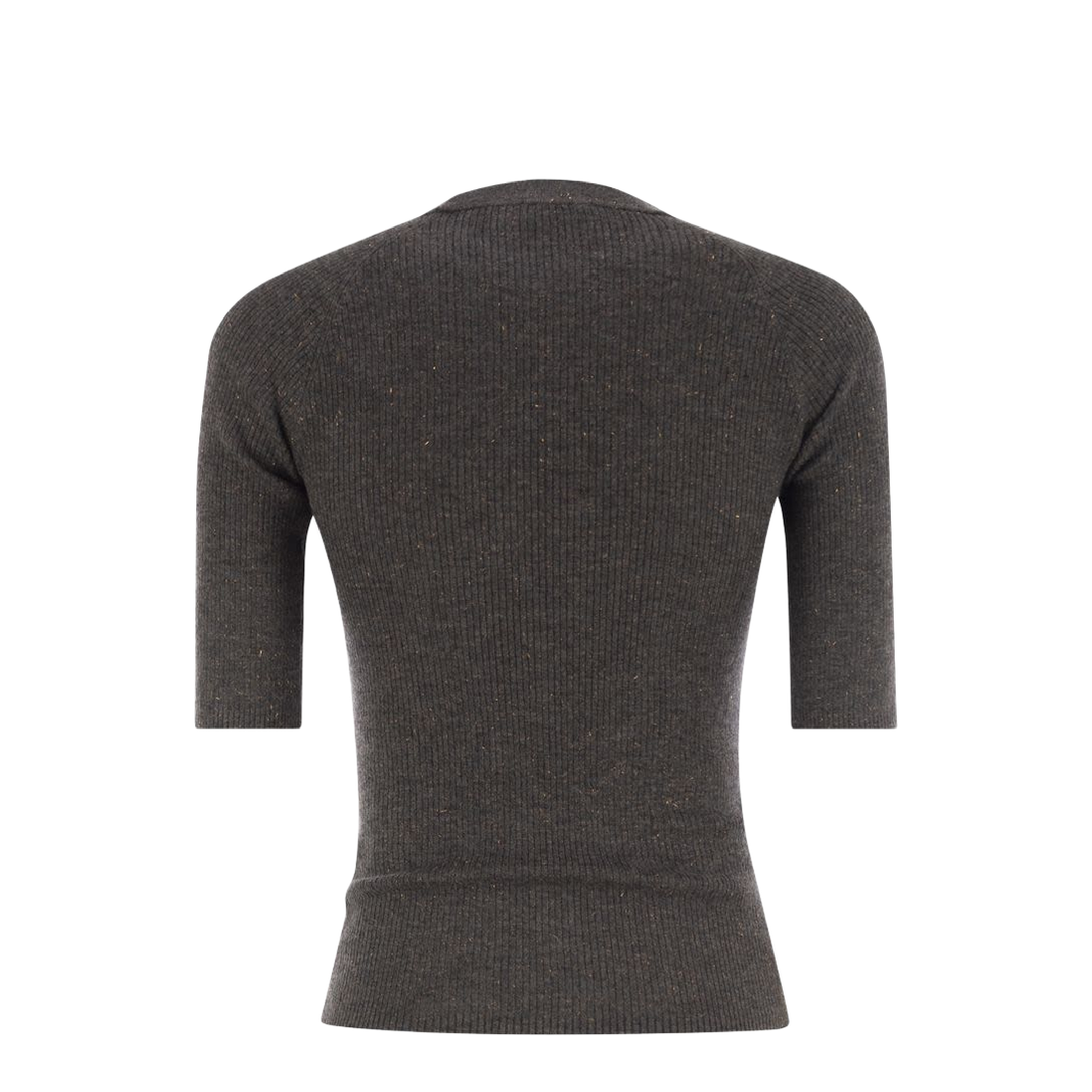 Sparkling Ribbed Cashmere Sweater