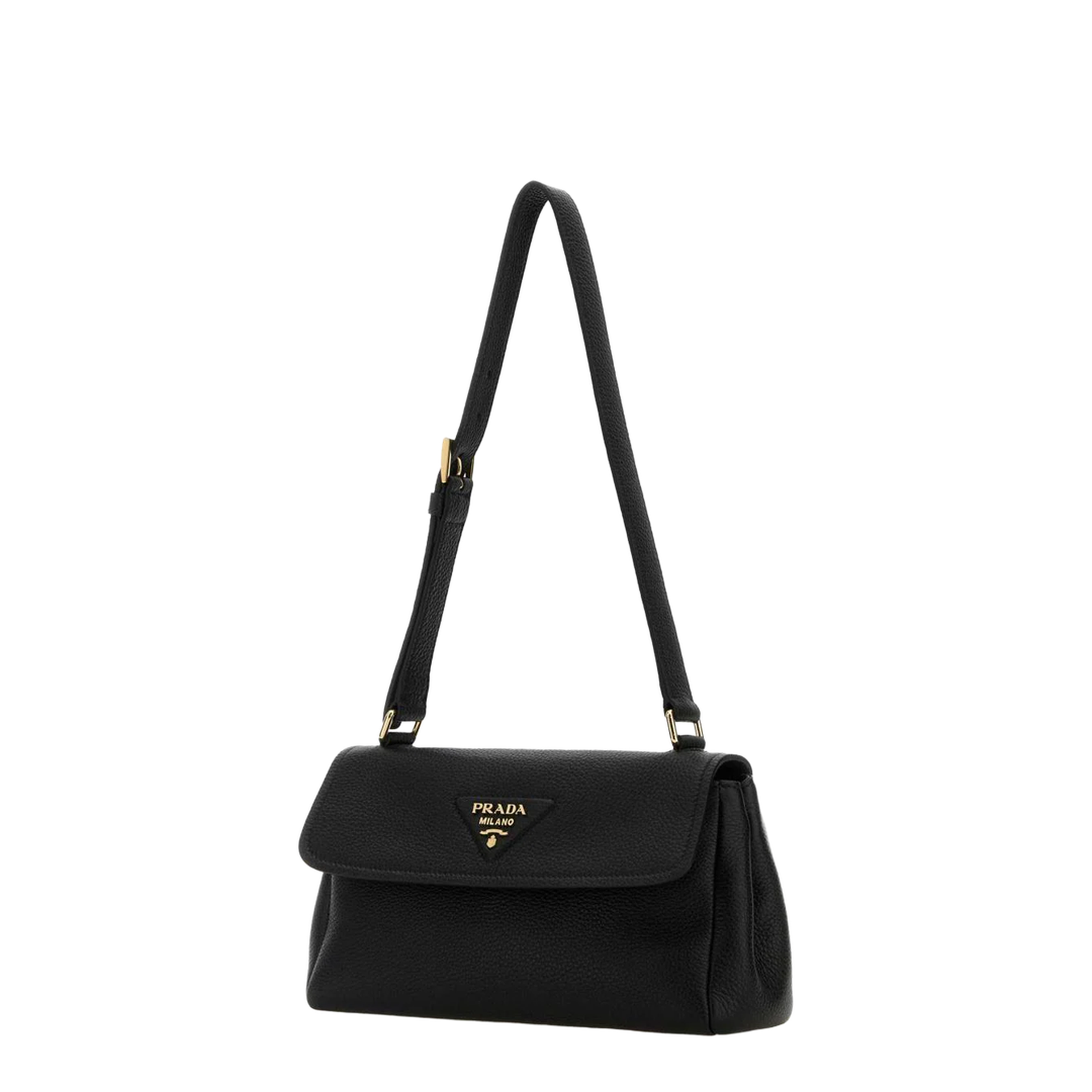Black Small Leather Shoulder Bag