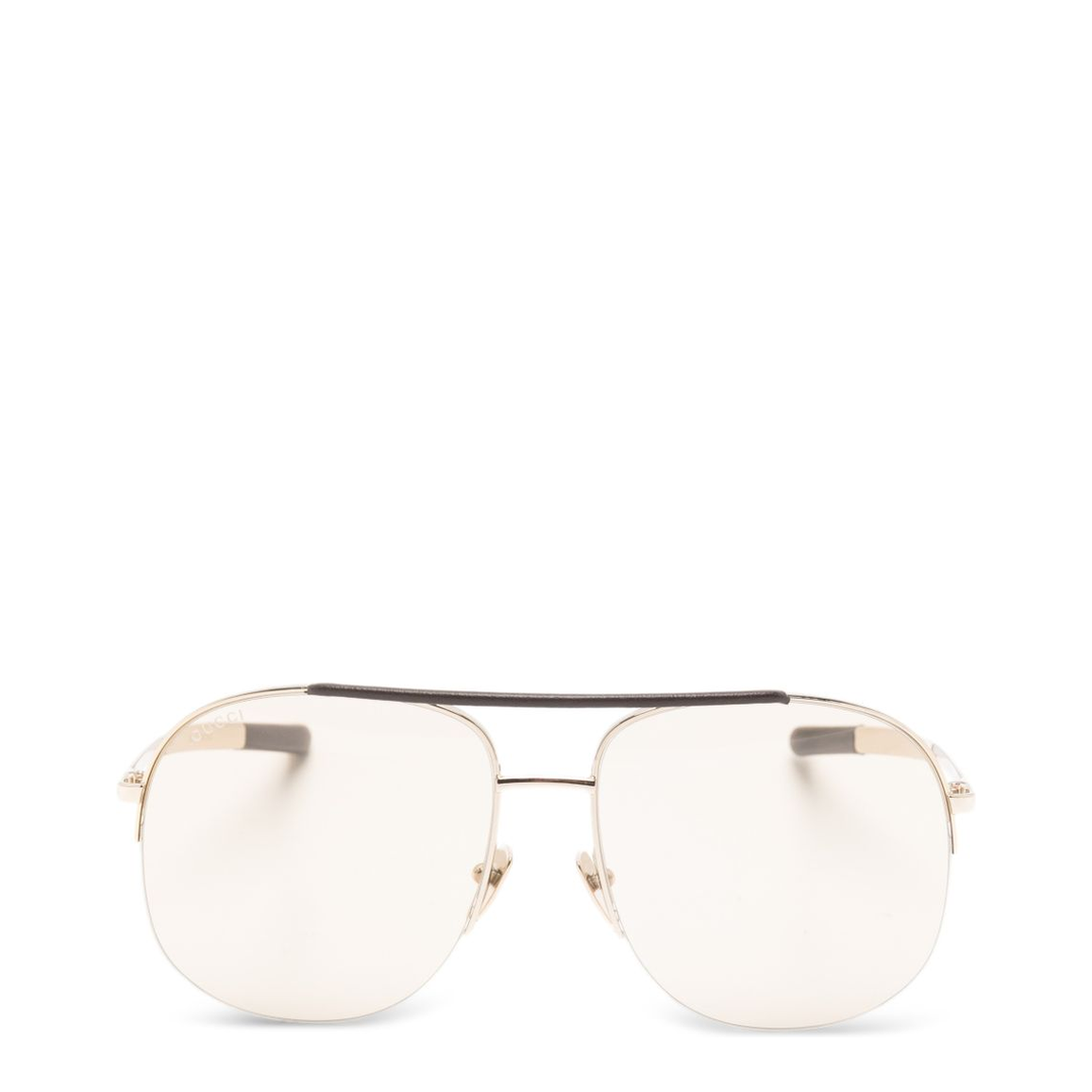 Navigator sunglasses in gold
