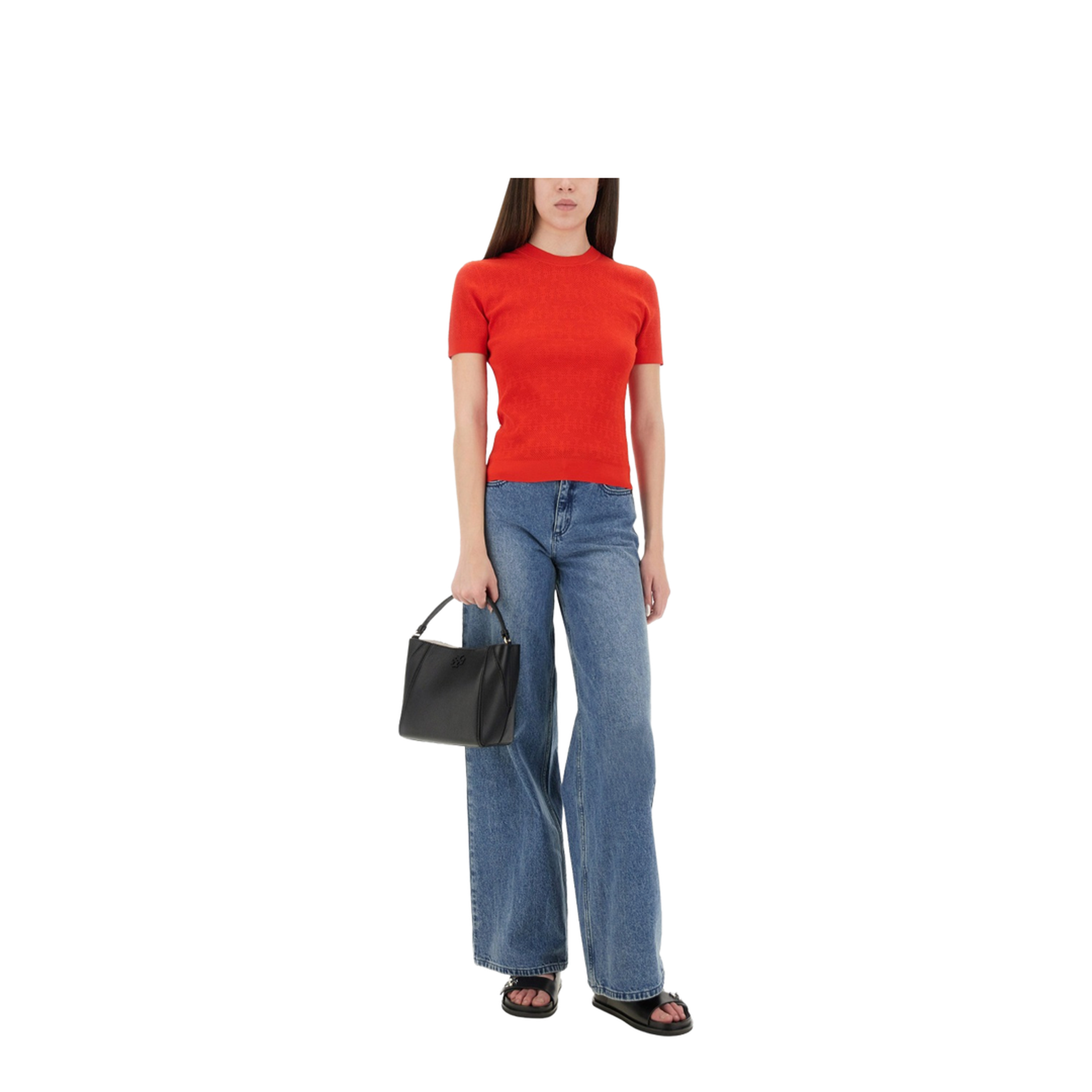 T-Monogram Viscose Blend Top