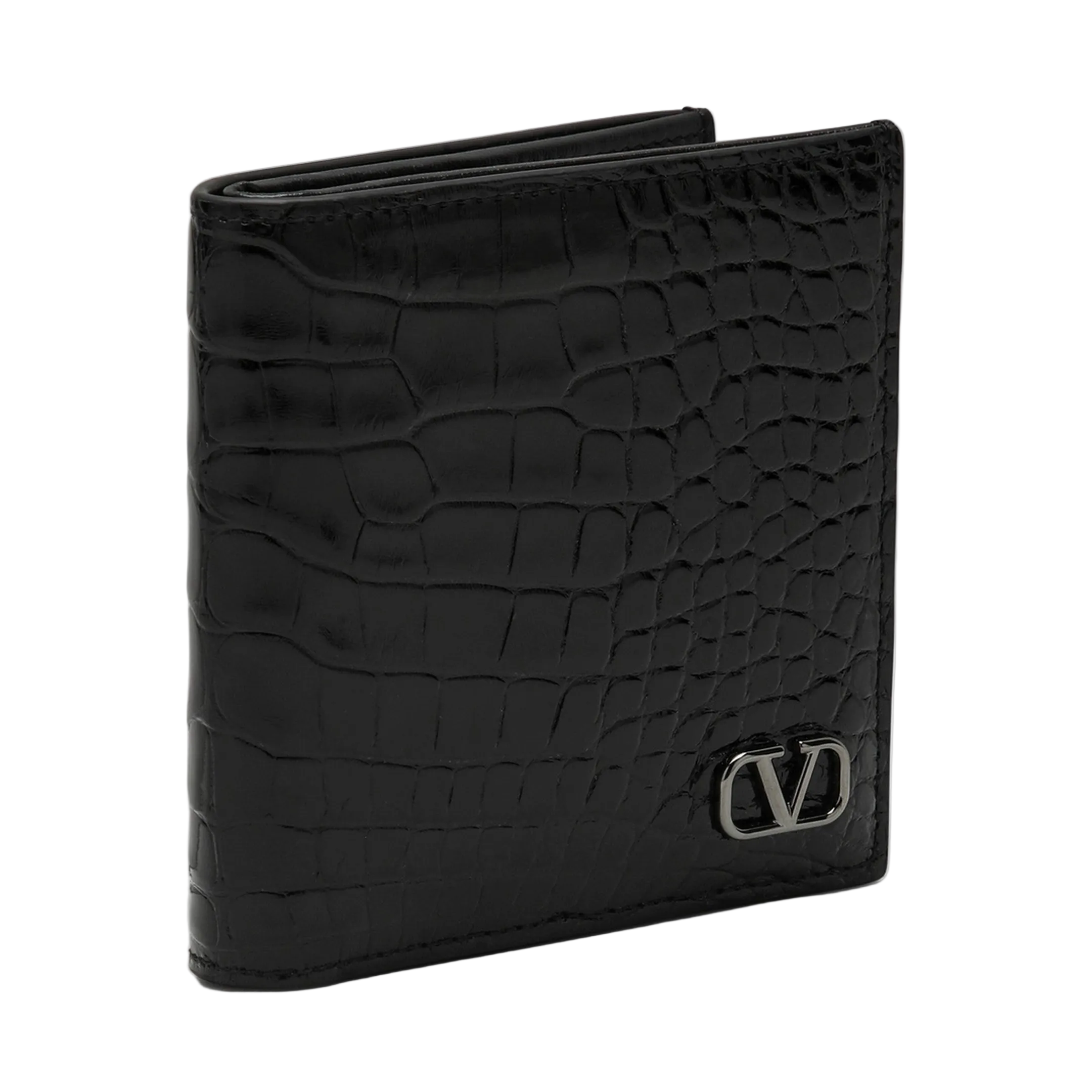 Garavani Signature Vlogo Wallet Black